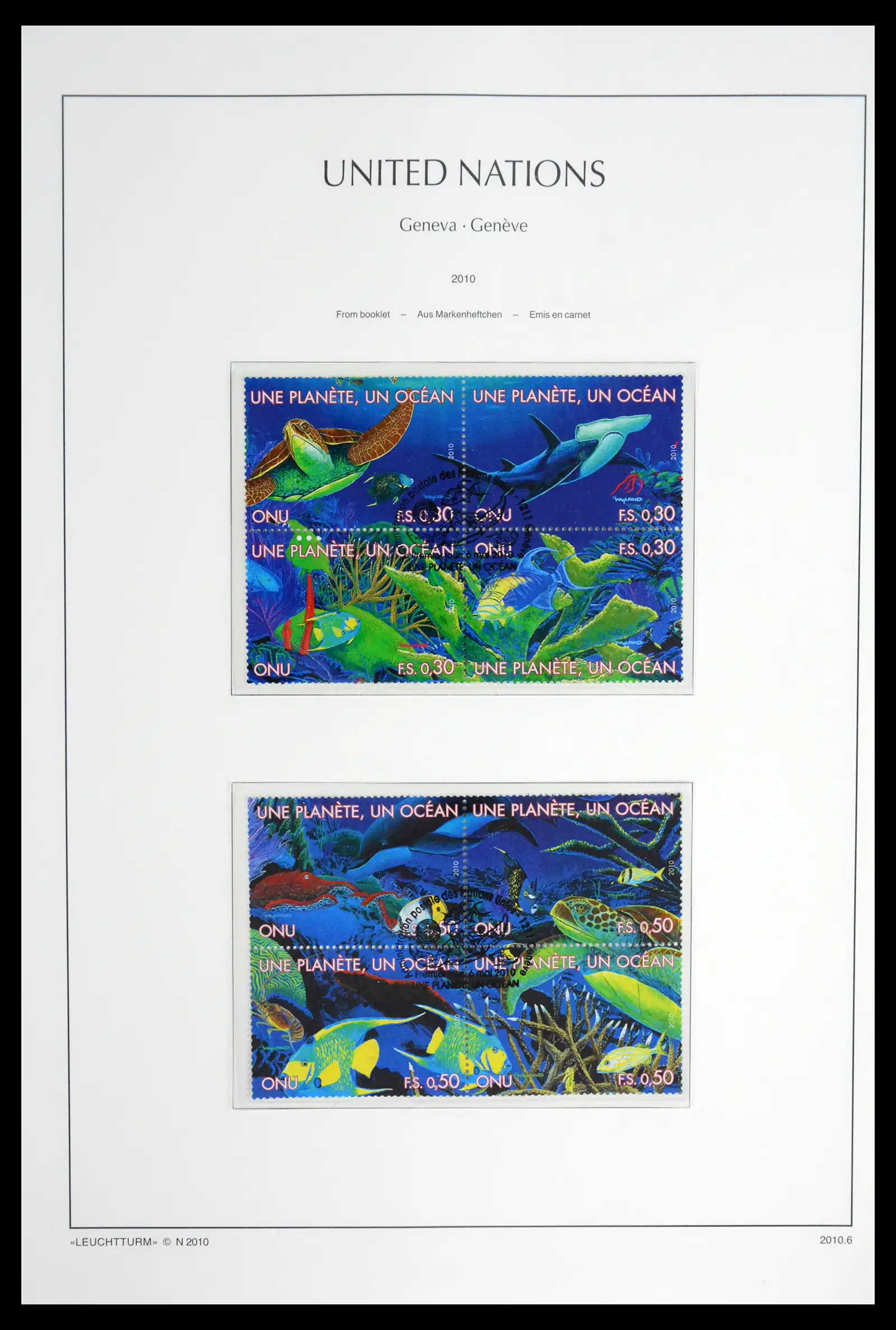42027 0097 - Stamp collection 42027 United Nations Geneva complete used 1969-2024!!