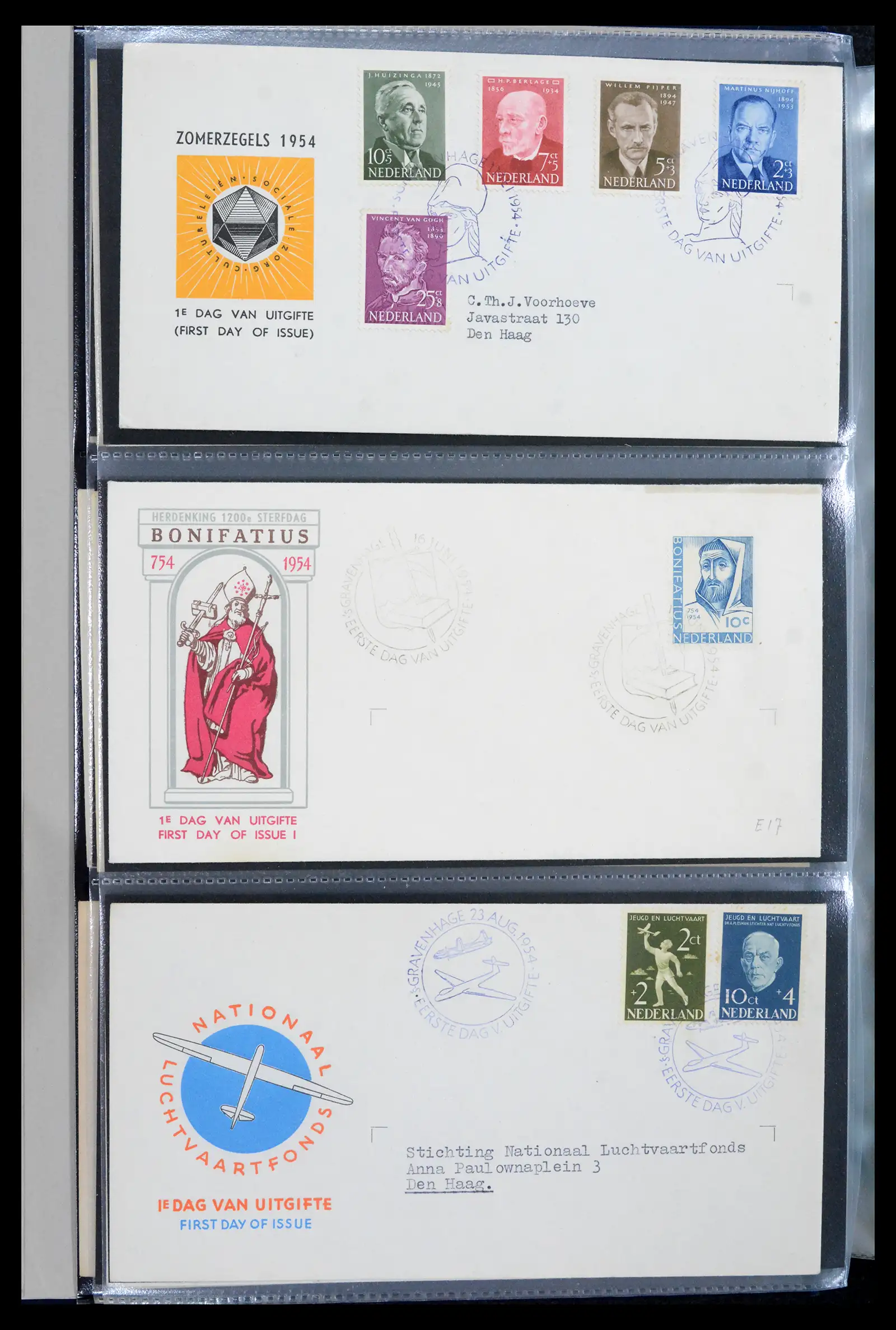 42029 0006 - Stamp collection 42029 Netherlands FDCs complete 1950-1976.