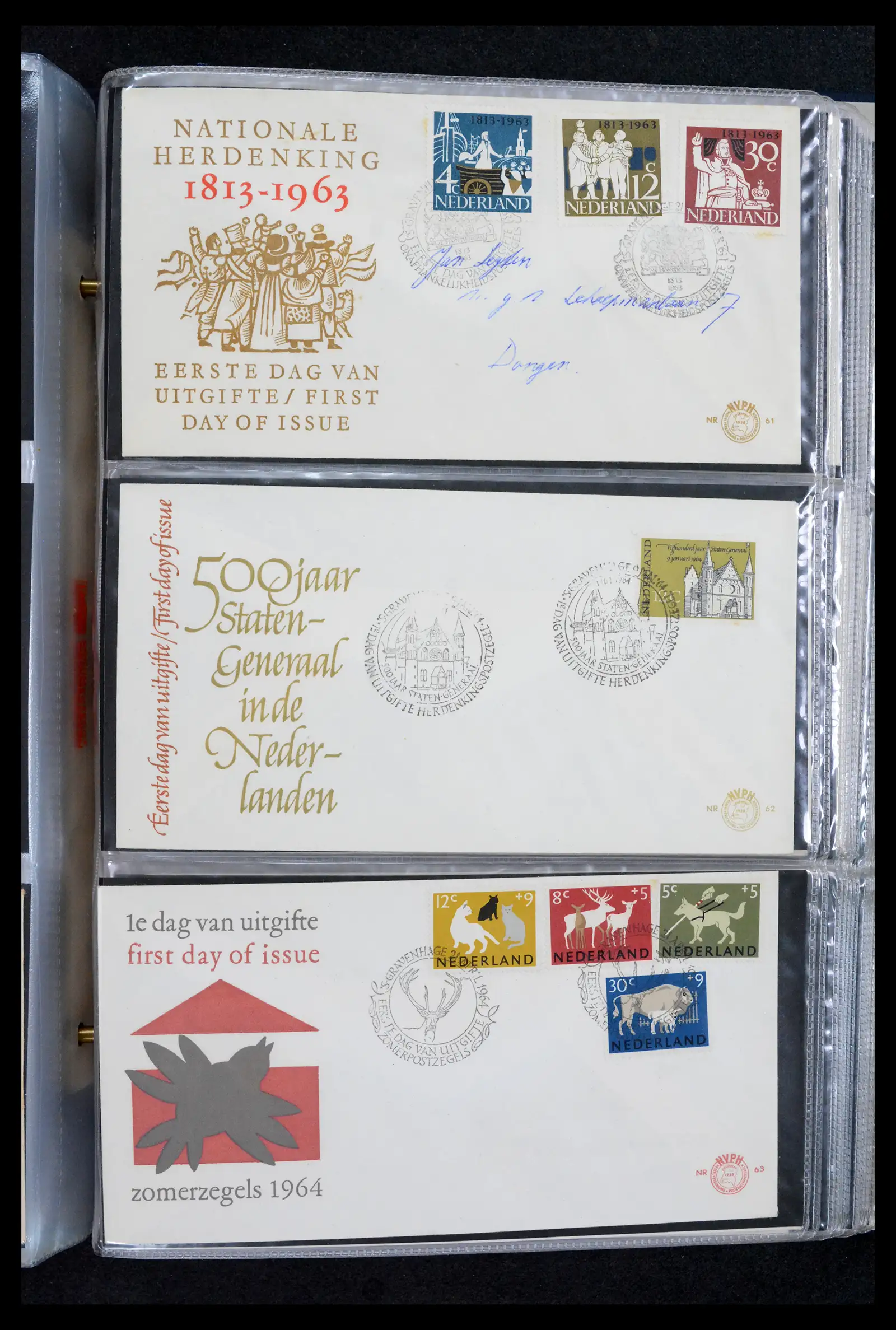 42029 0021 - Stamp collection 42029 Netherlands FDCs complete 1950-1976.