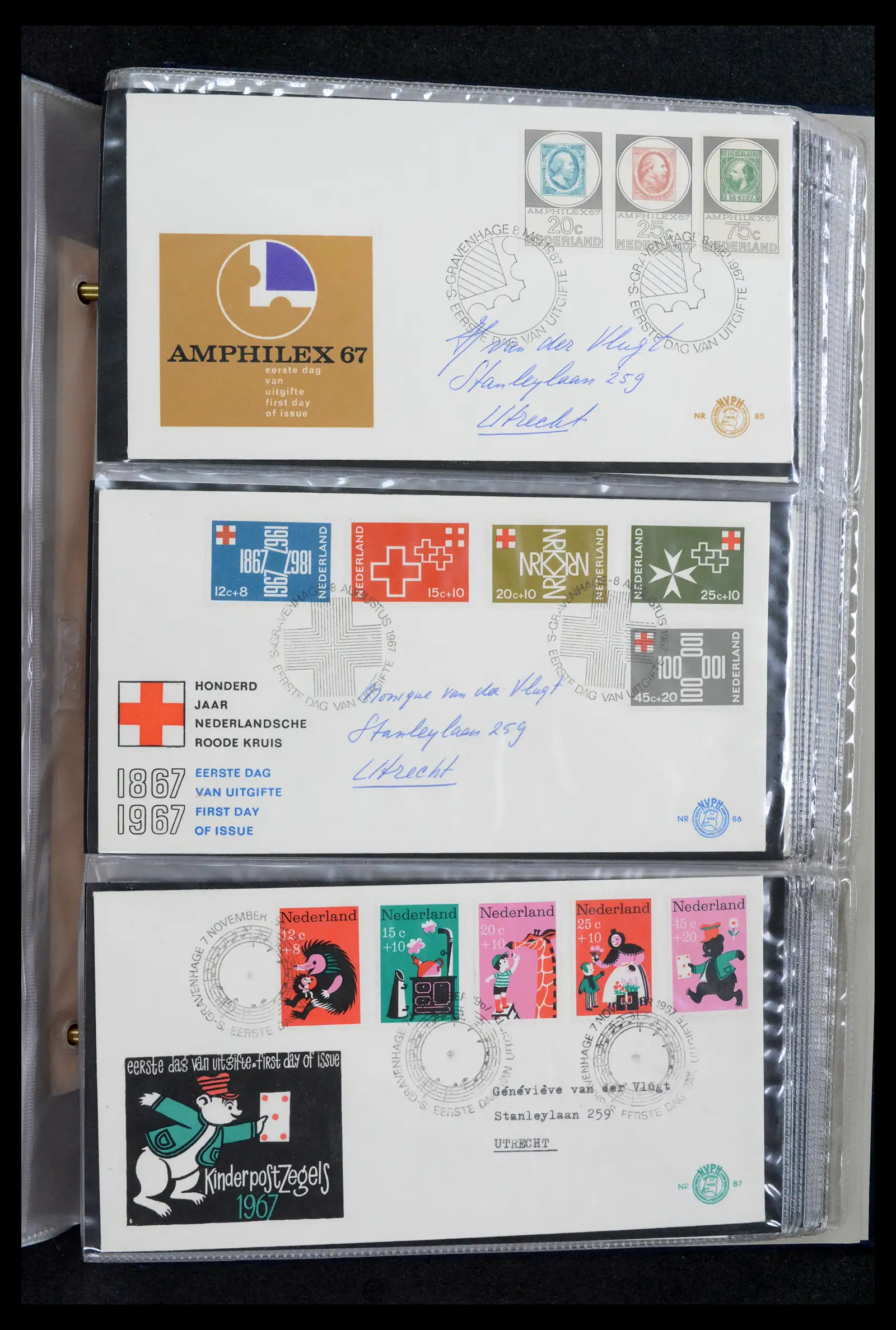 42029 0029 - Stamp collection 42029 Netherlands FDCs complete 1950-1976.
