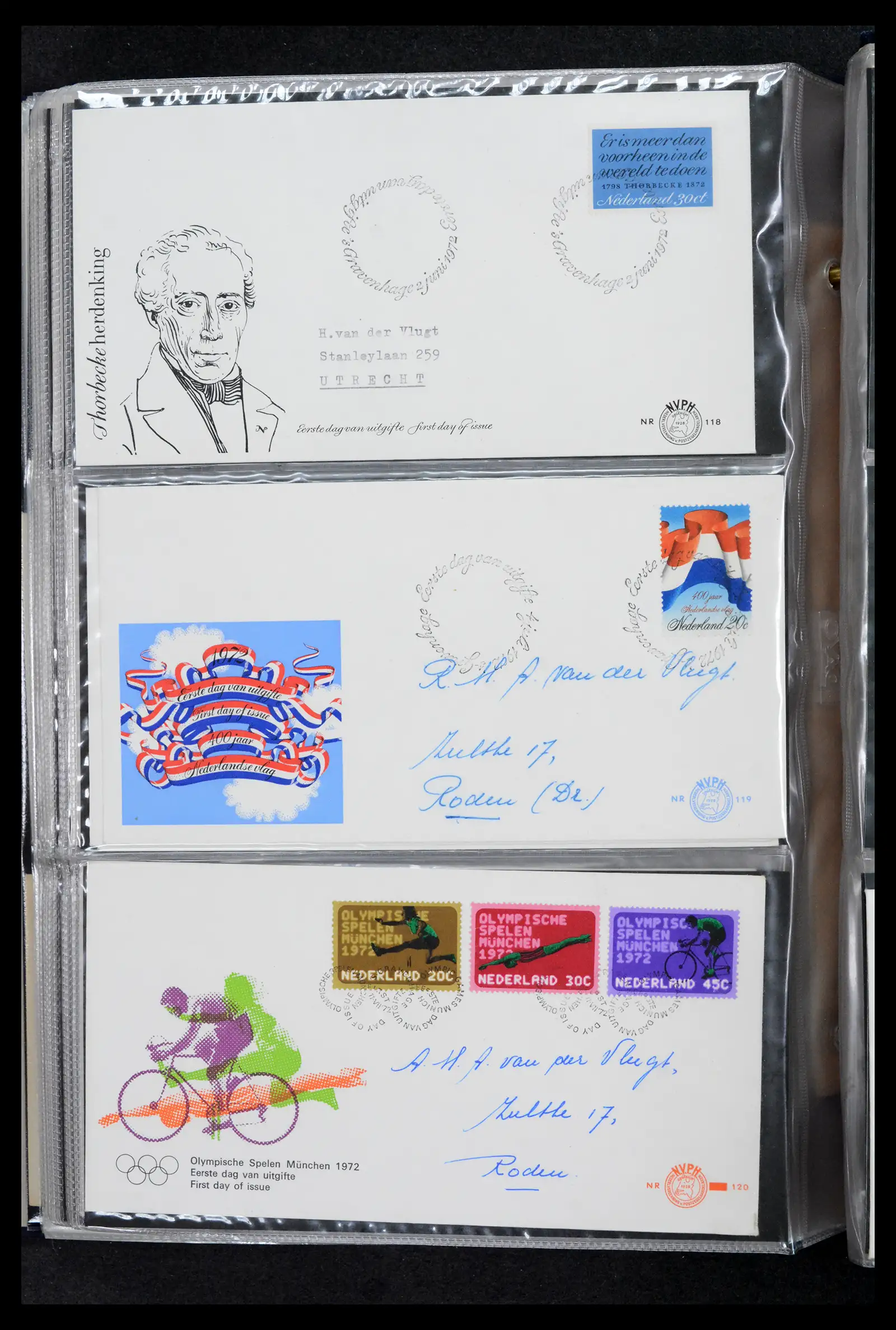 42029 0040 - Stamp collection 42029 Netherlands FDCs complete 1950-1976.