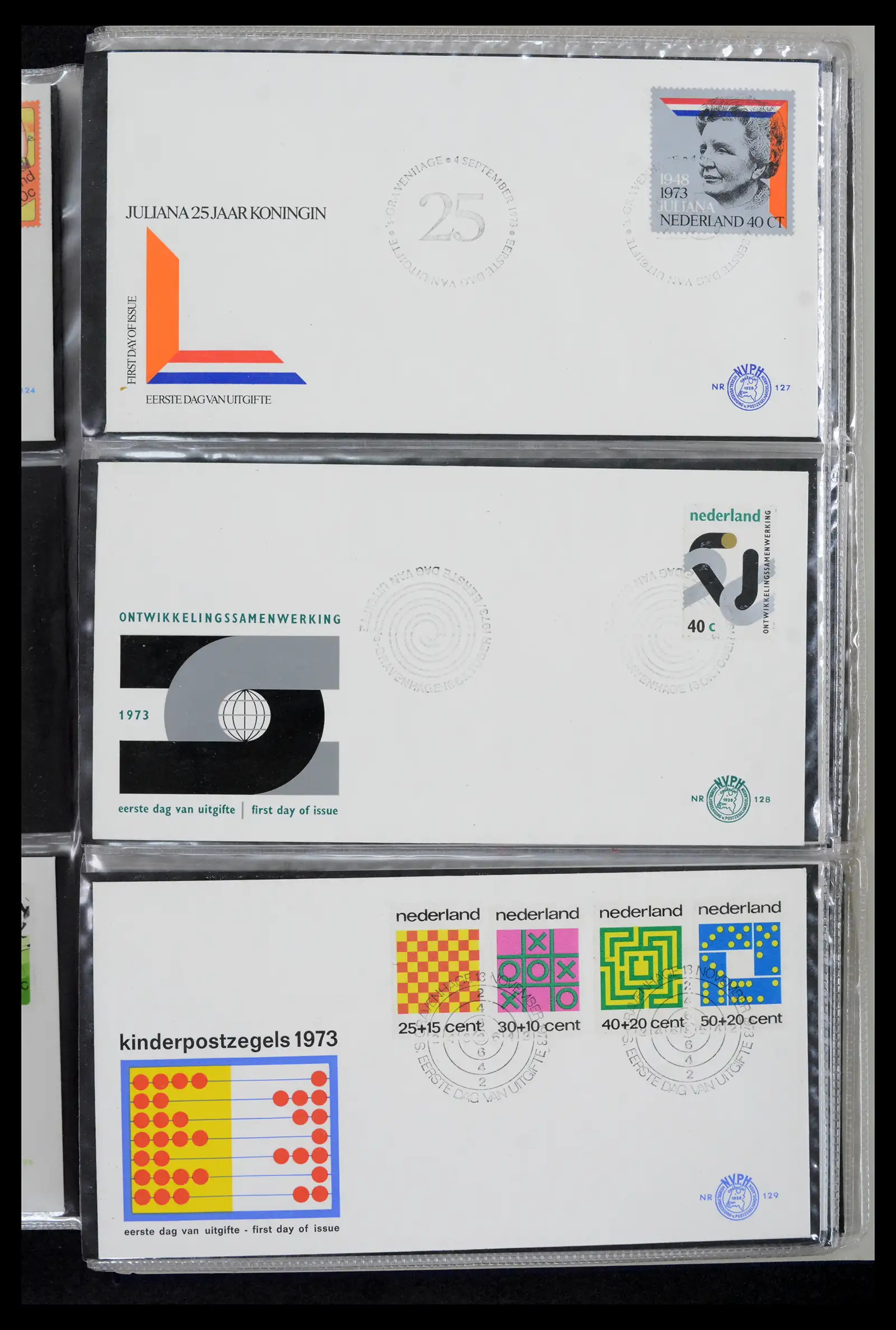 42029 0043 - Stamp collection 42029 Netherlands FDCs complete 1950-1976.