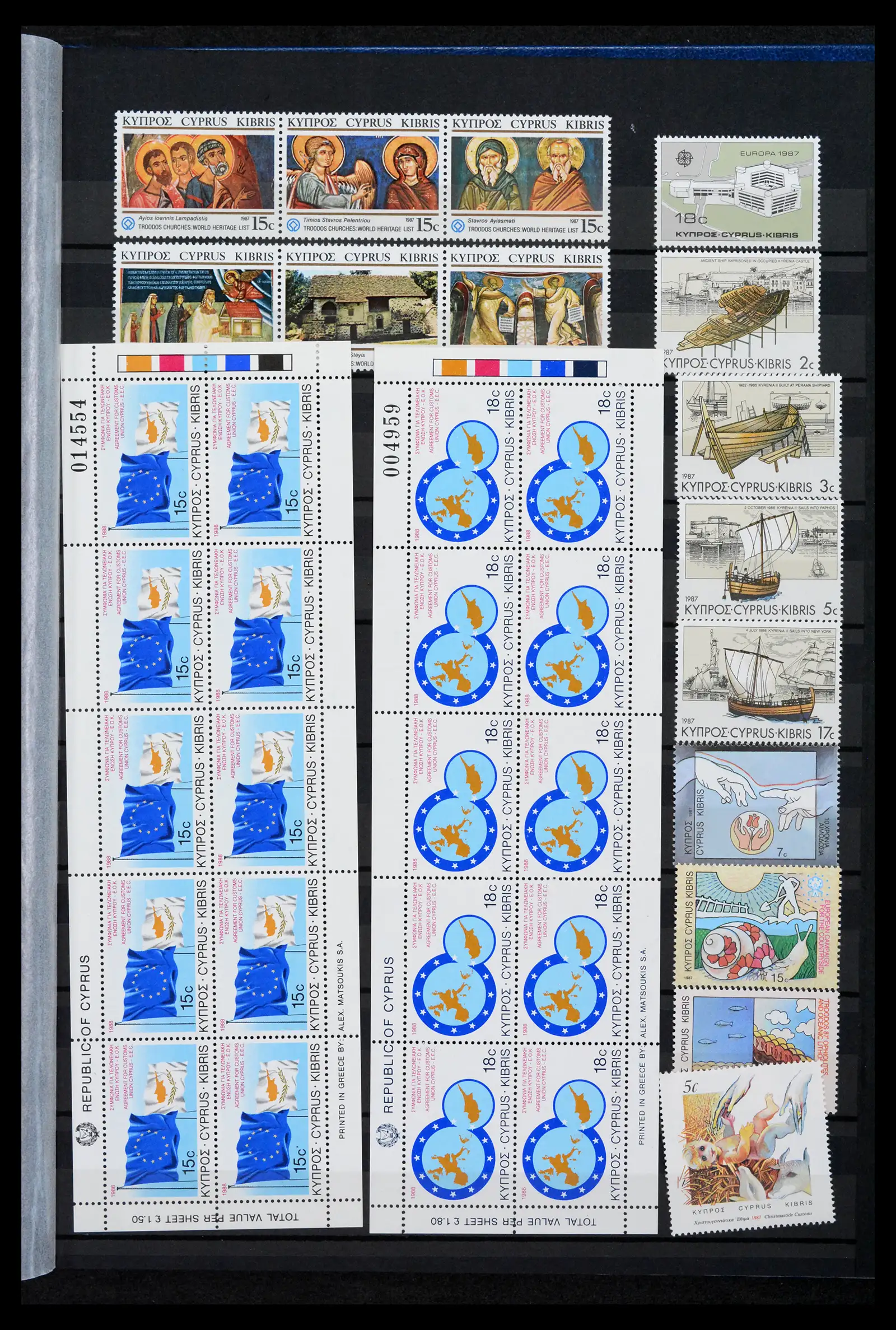 42031 0018 - Stamp collection 42031 Cyprus 1953-2007.