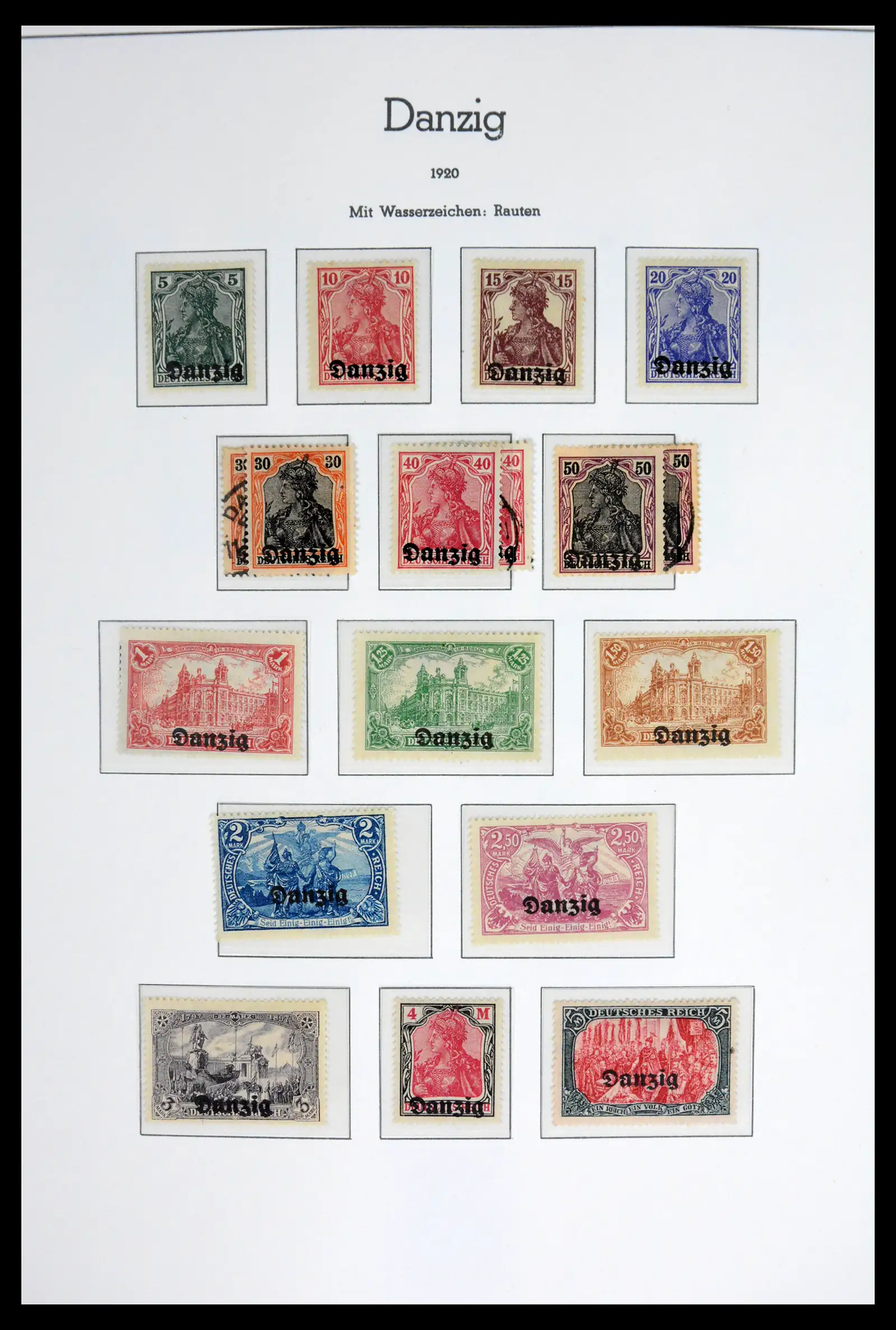 42033 0001 - Stamp collection 42033 German territories 1920-1939.