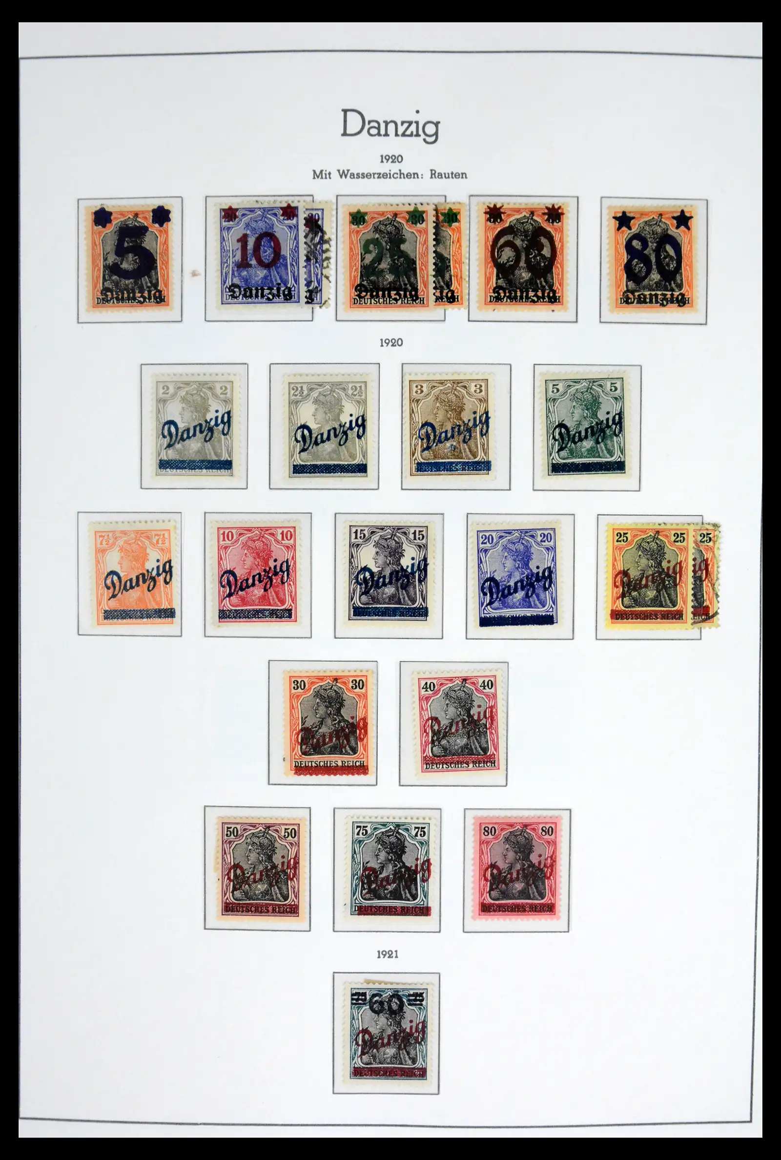 42033 0002 - Stamp collection 42033 German territories 1920-1939.
