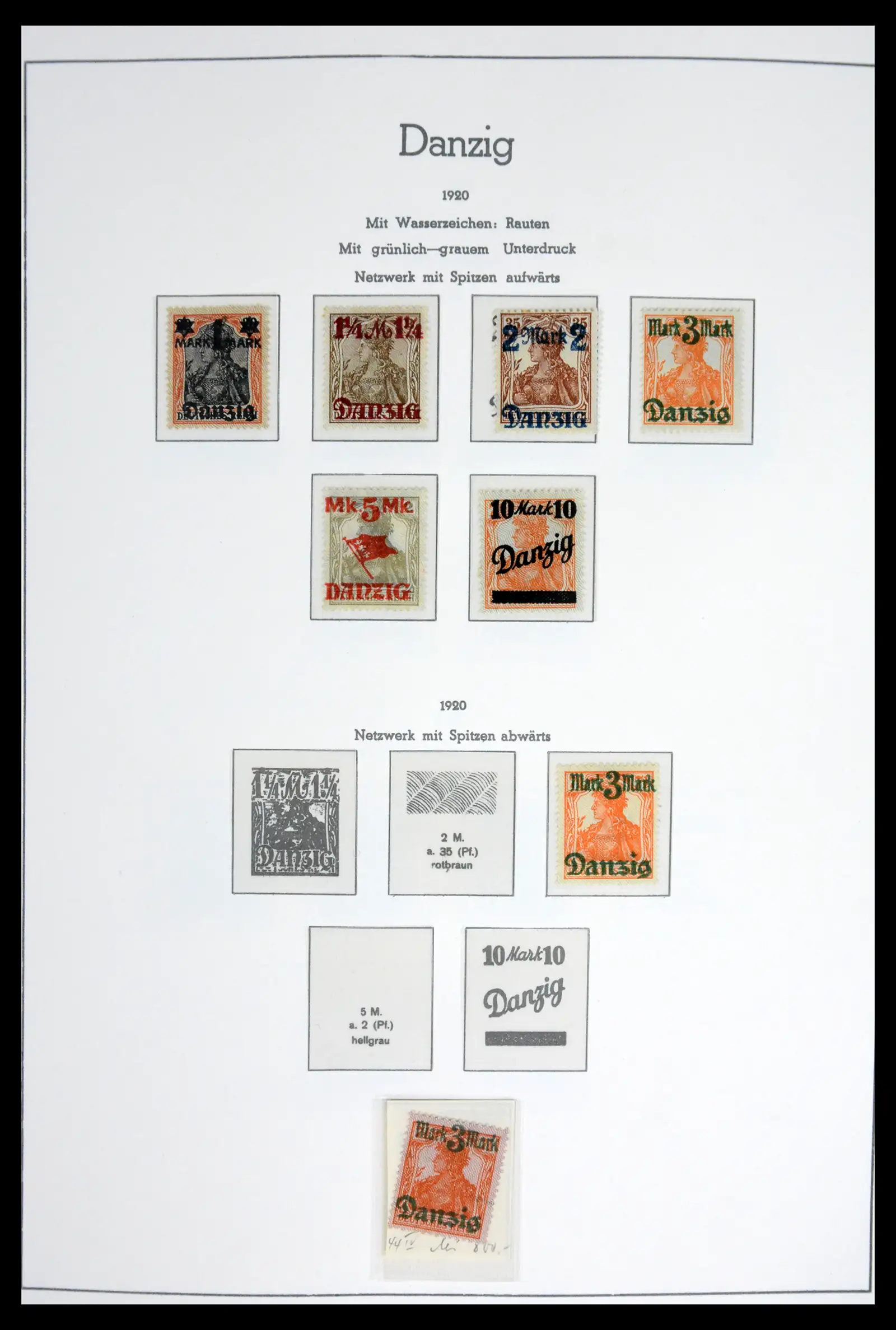 42033 0003 - Stamp collection 42033 German territories 1920-1939.