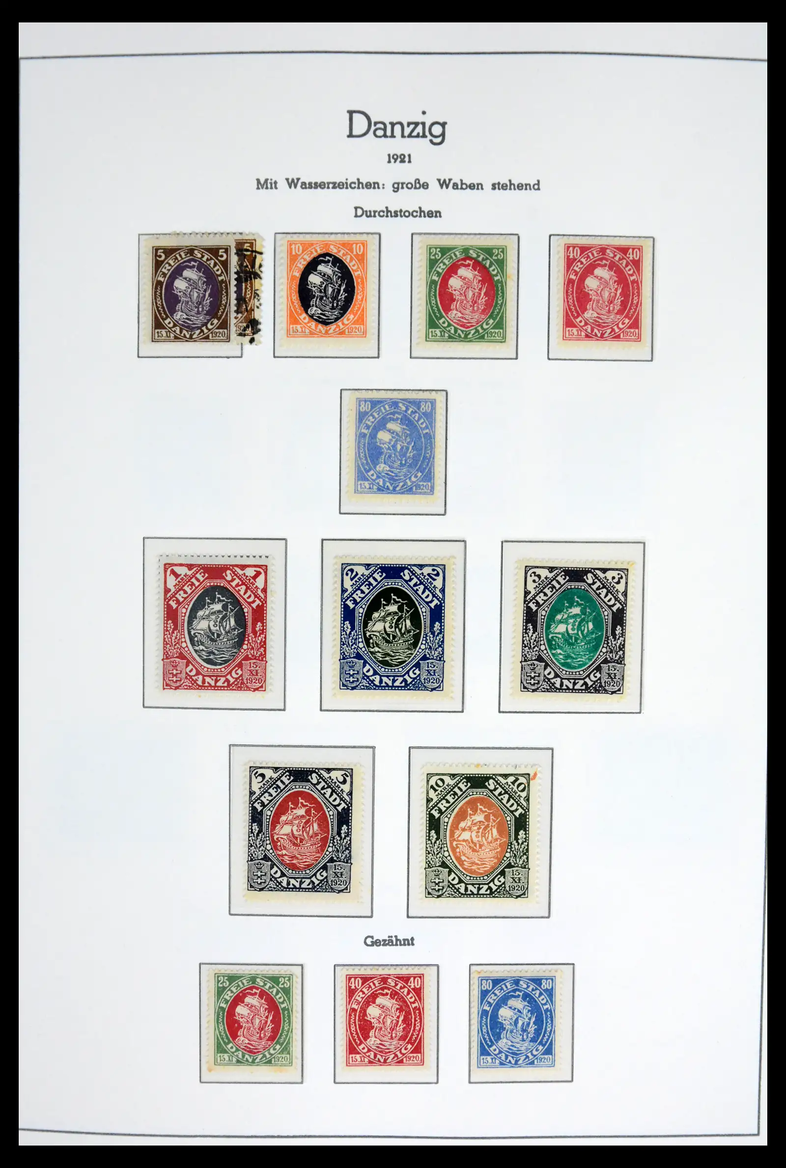 42033 0005 - Stamp collection 42033 German territories 1920-1939.