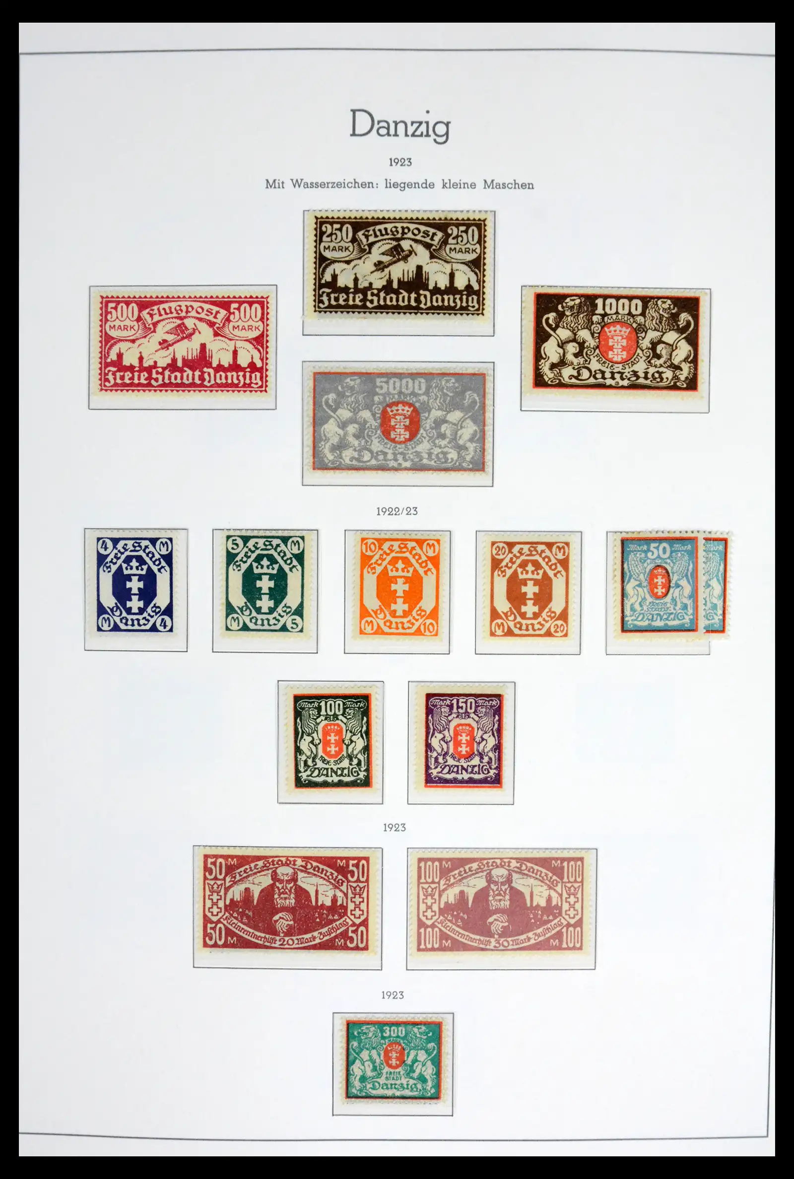 42033 0009 - Stamp collection 42033 German territories 1920-1939.
