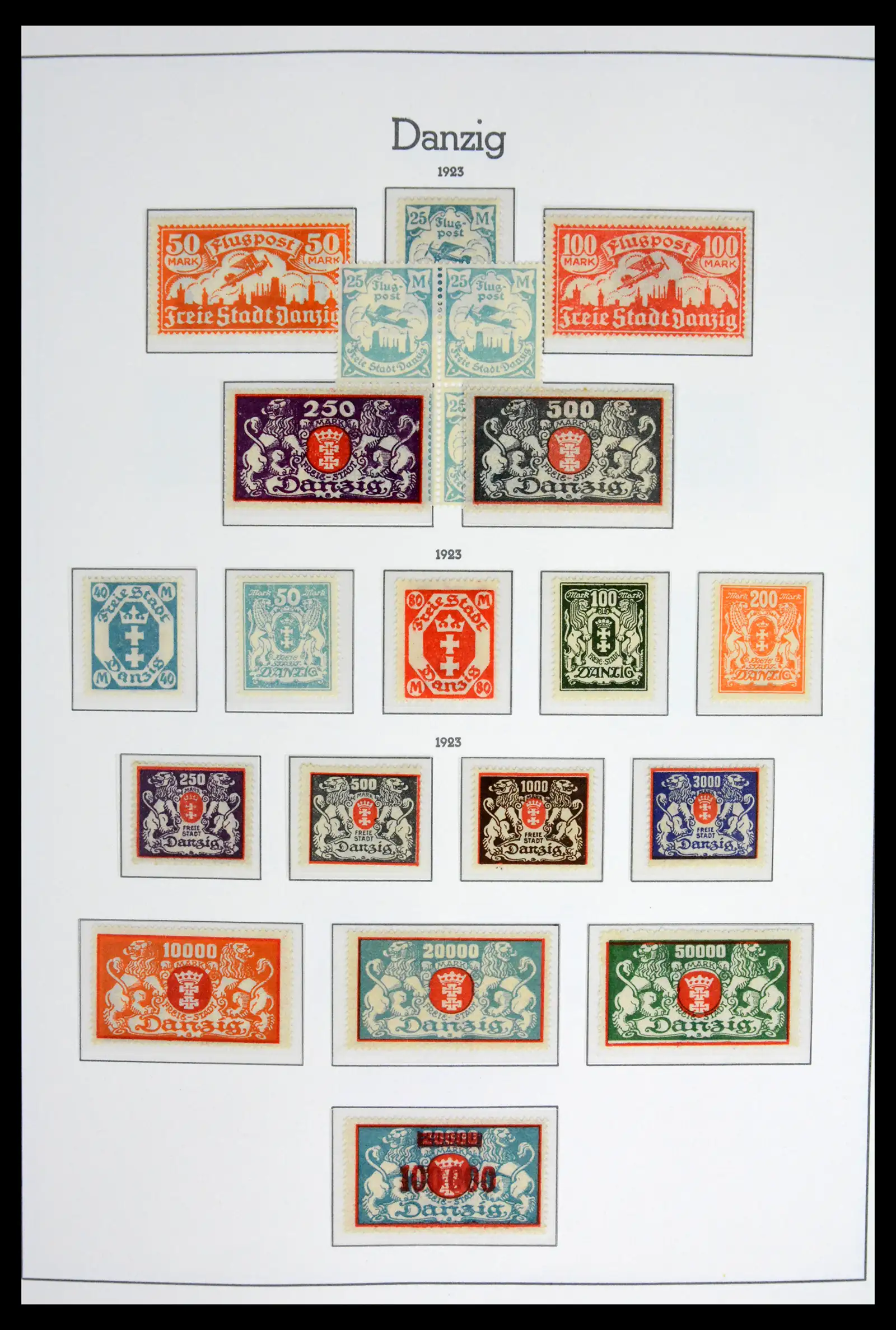 42033 0010 - Stamp collection 42033 German territories 1920-1939.