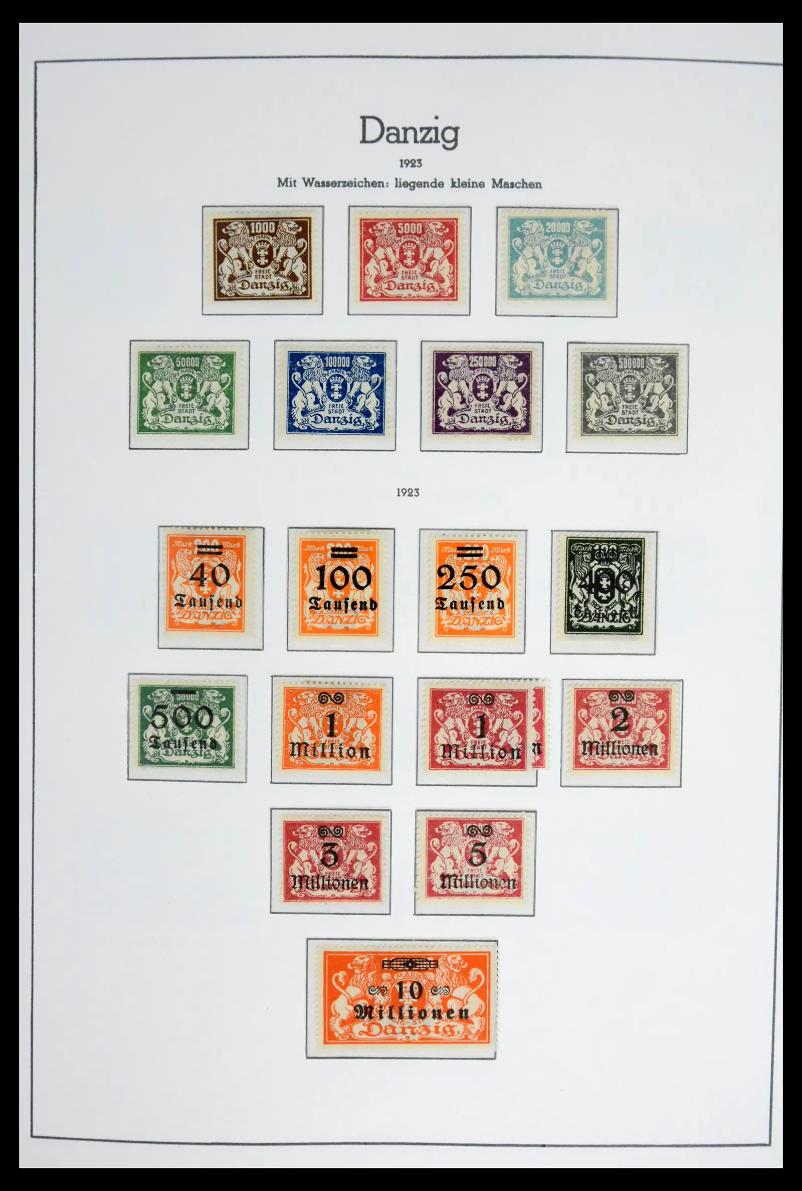 42033 0011 - Stamp collection 42033 German territories 1920-1939.