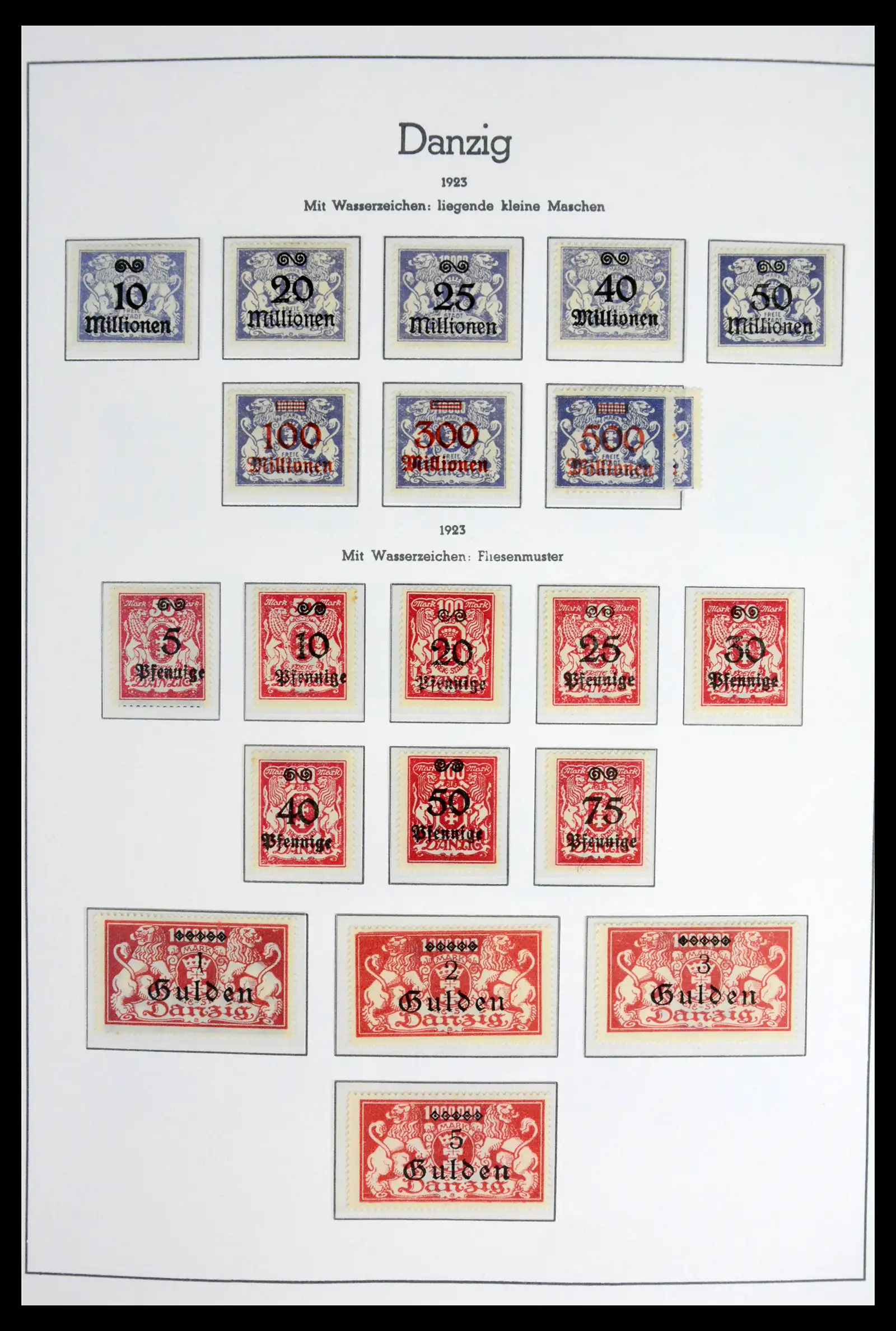 42033 0012 - Stamp collection 42033 German territories 1920-1939.