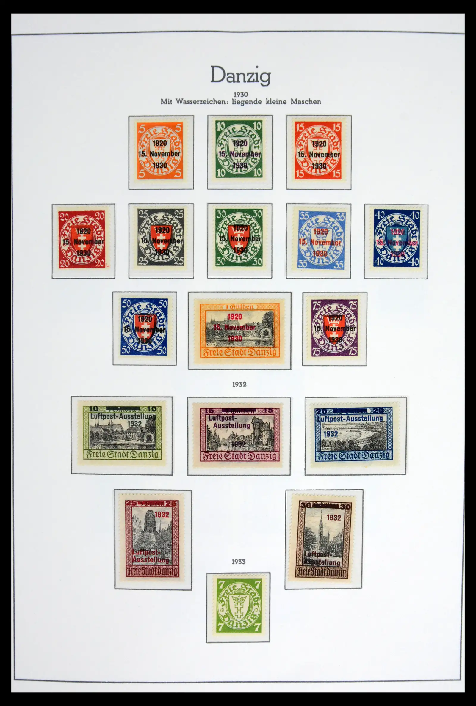 42033 0015 - Stamp collection 42033 German territories 1920-1939.