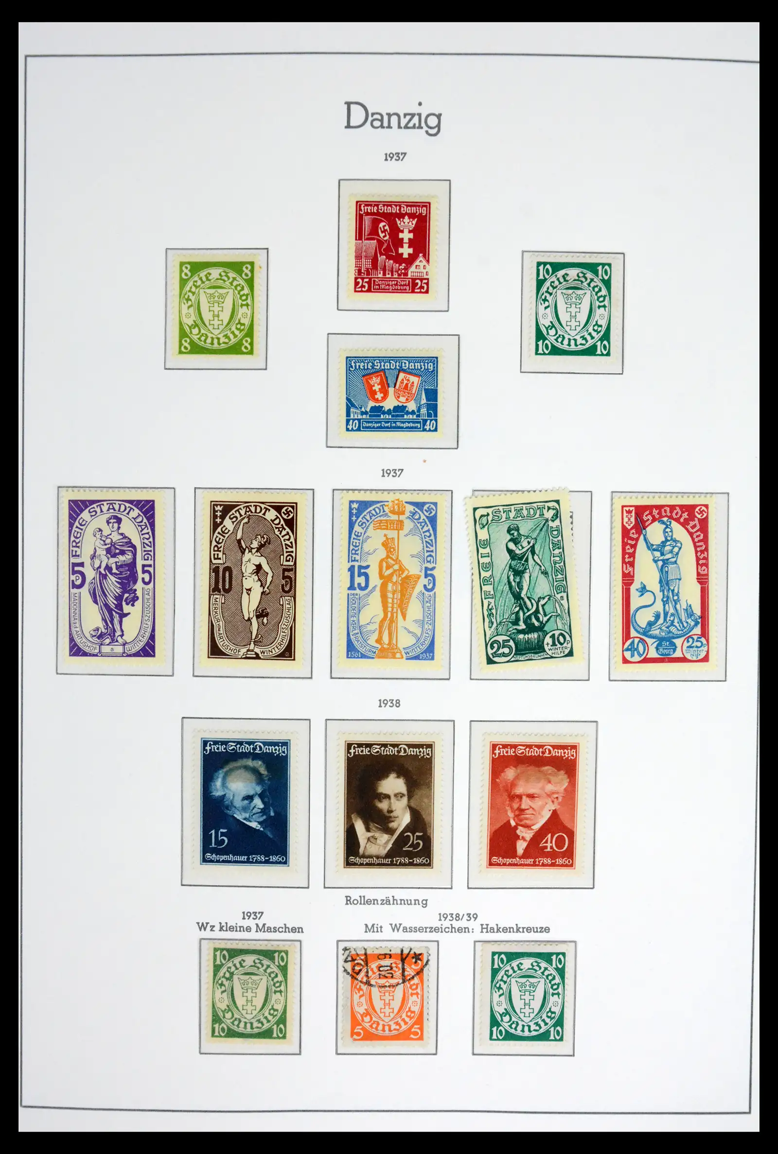 42033 0019 - Stamp collection 42033 German territories 1920-1939.