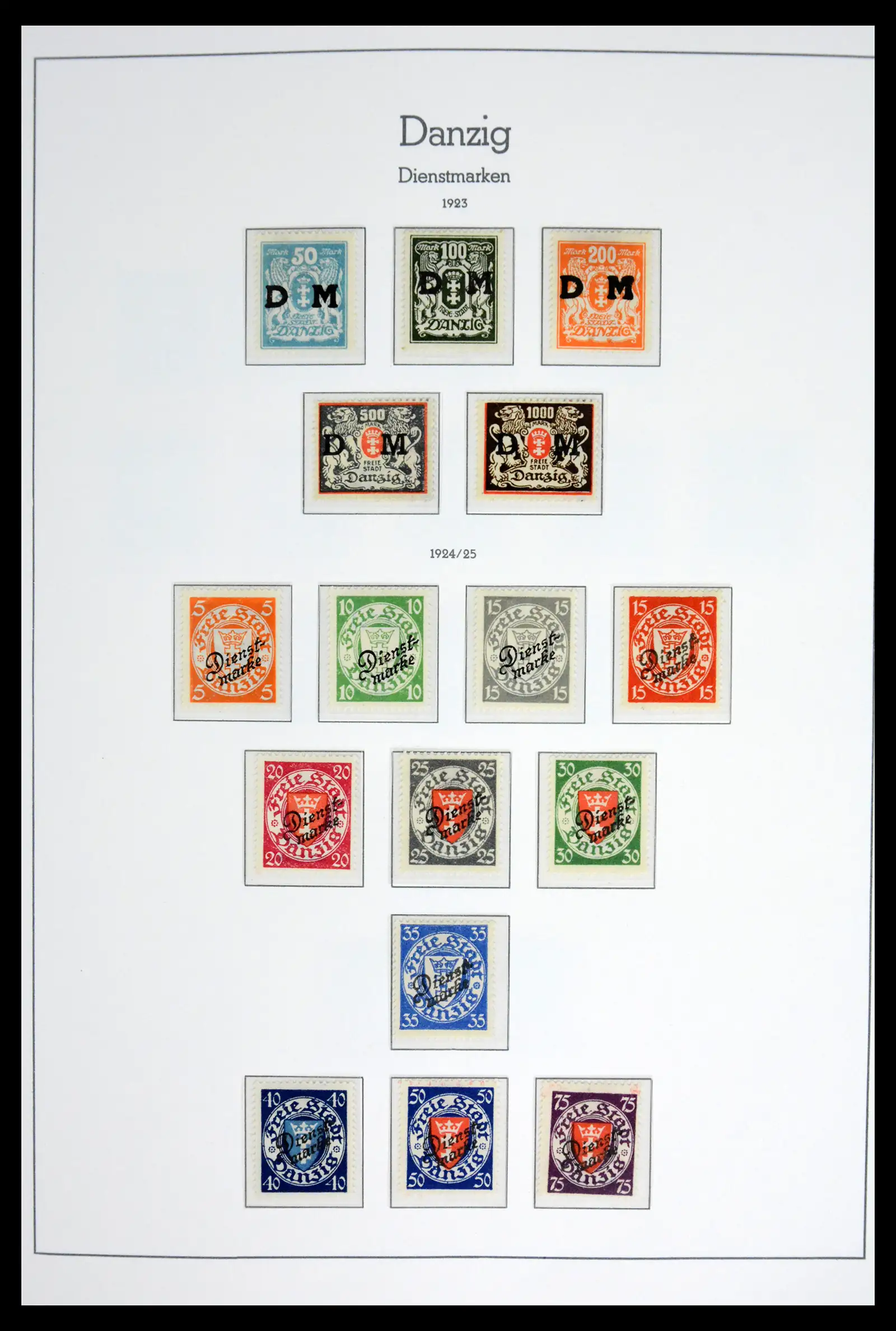 42033 0027 - Stamp collection 42033 German territories 1920-1939.