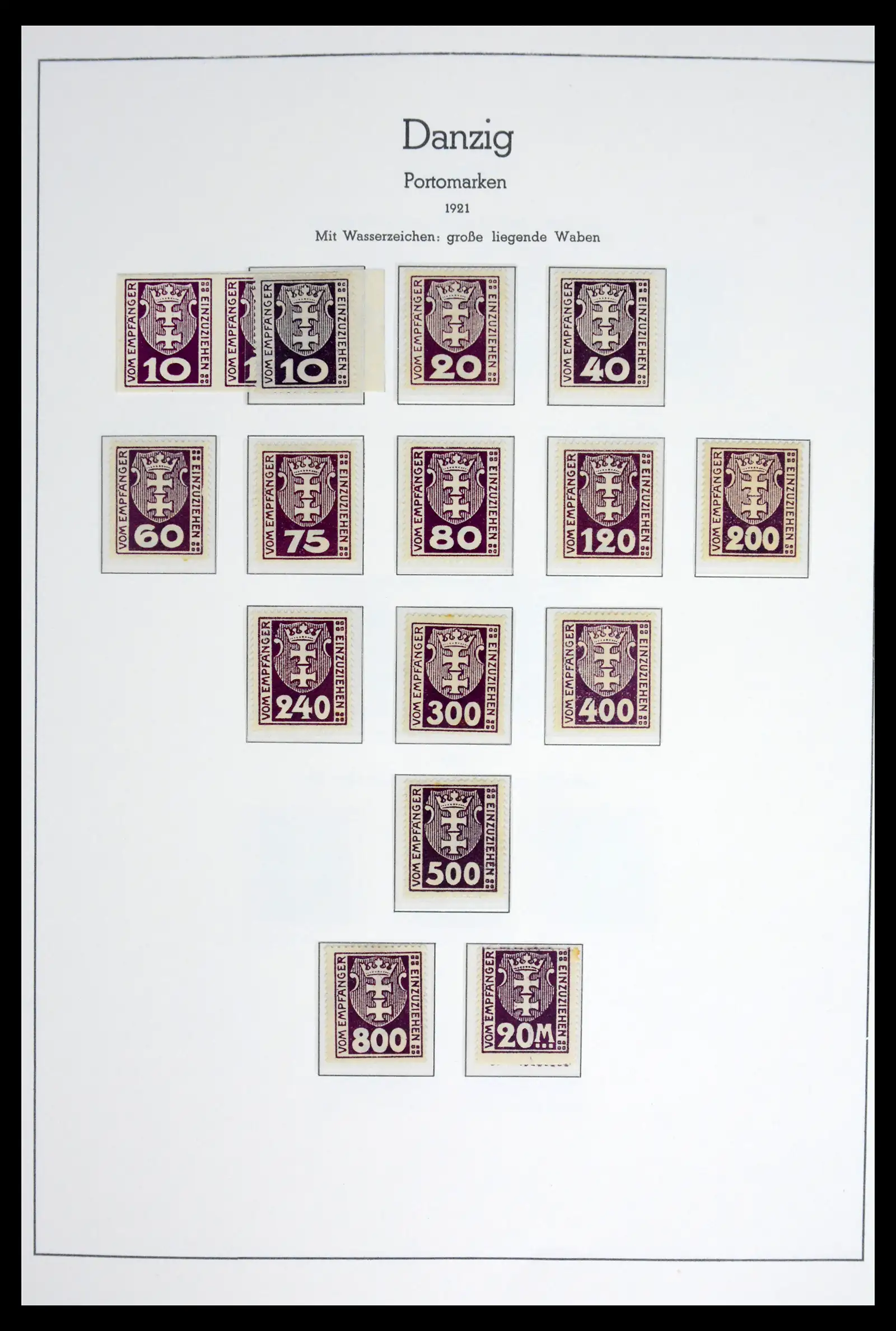 42033 0028 - Stamp collection 42033 German territories 1920-1939.