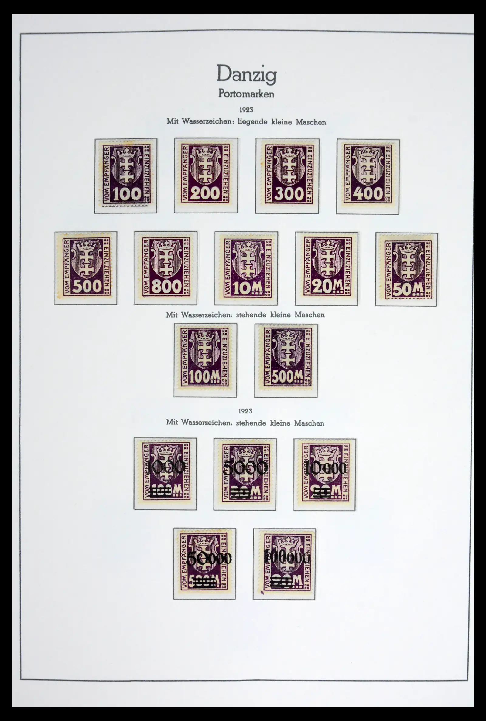 42033 0029 - Stamp collection 42033 German territories 1920-1939.