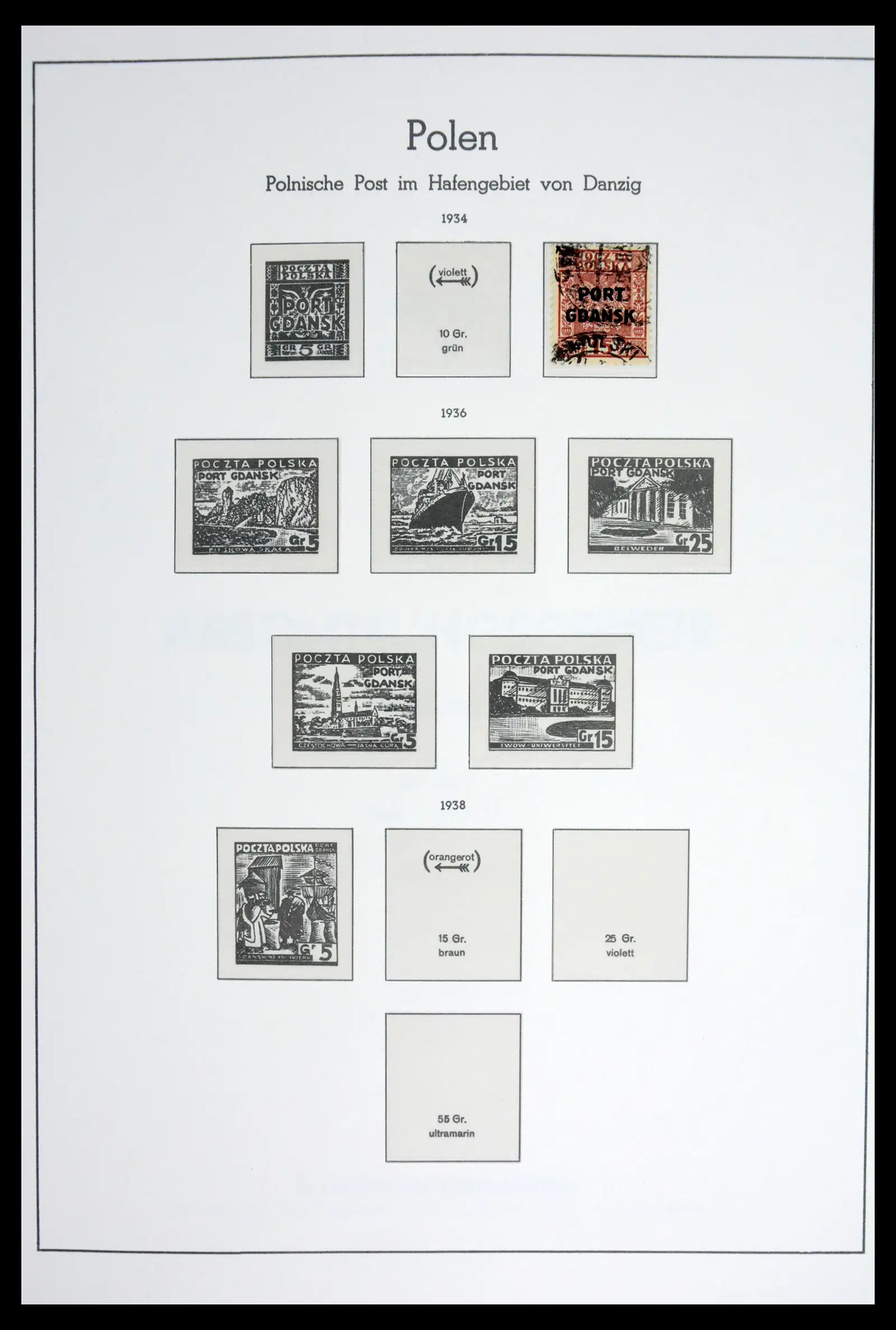 42033 0033 - Stamp collection 42033 German territories 1920-1939.