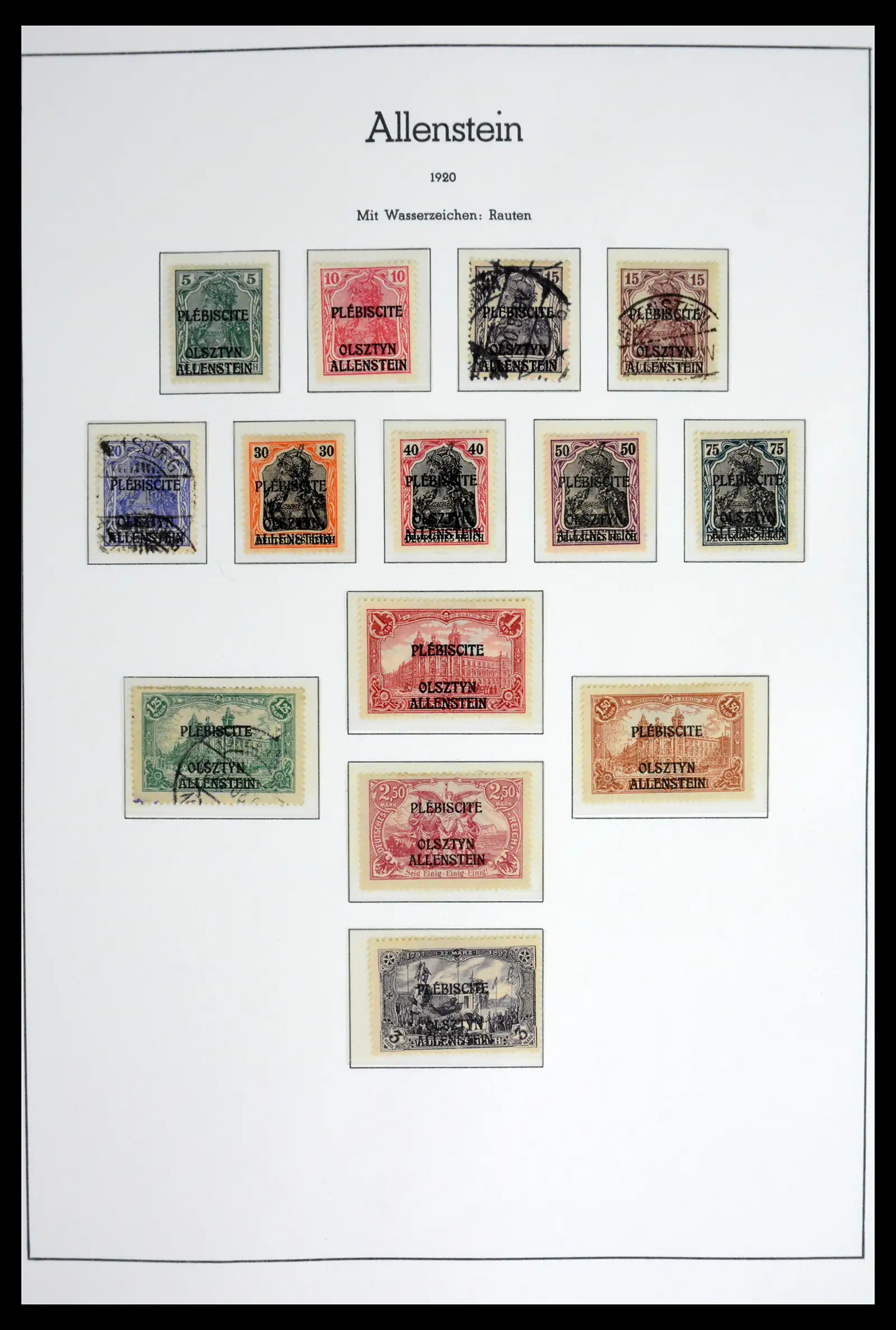 42033 0034 - Stamp collection 42033 German territories 1920-1939.