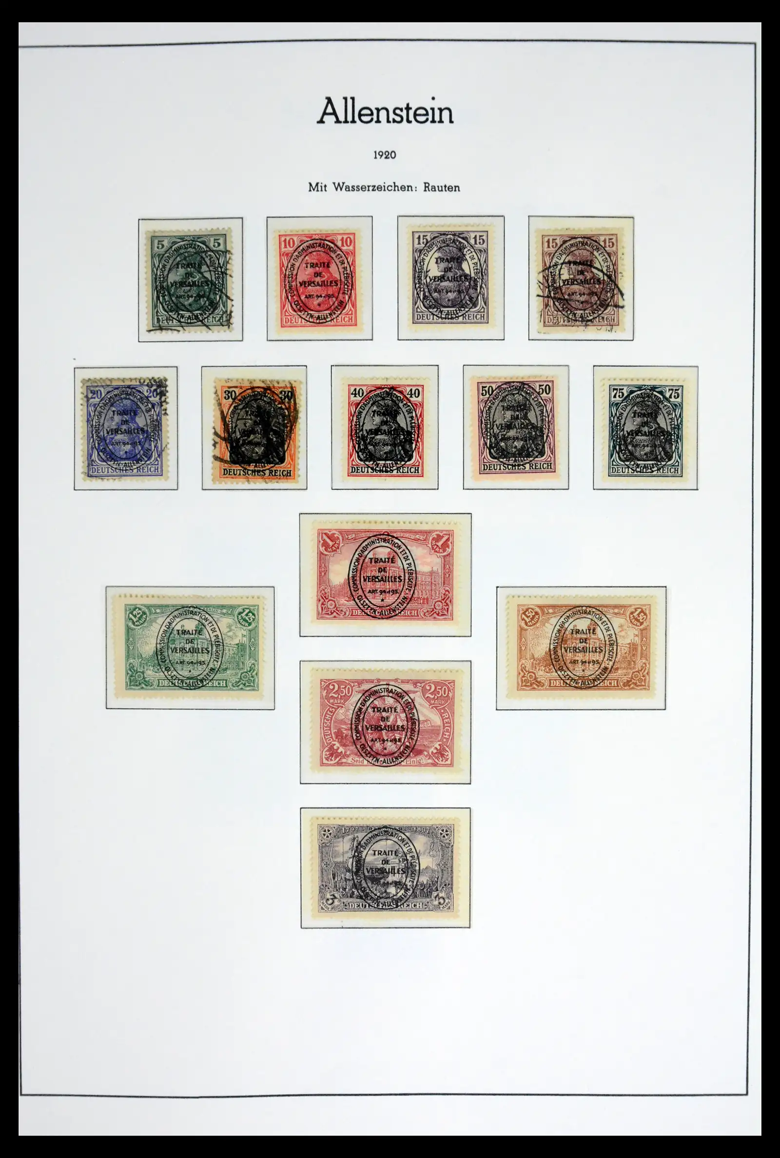 42033 0035 - Stamp collection 42033 German territories 1920-1939.