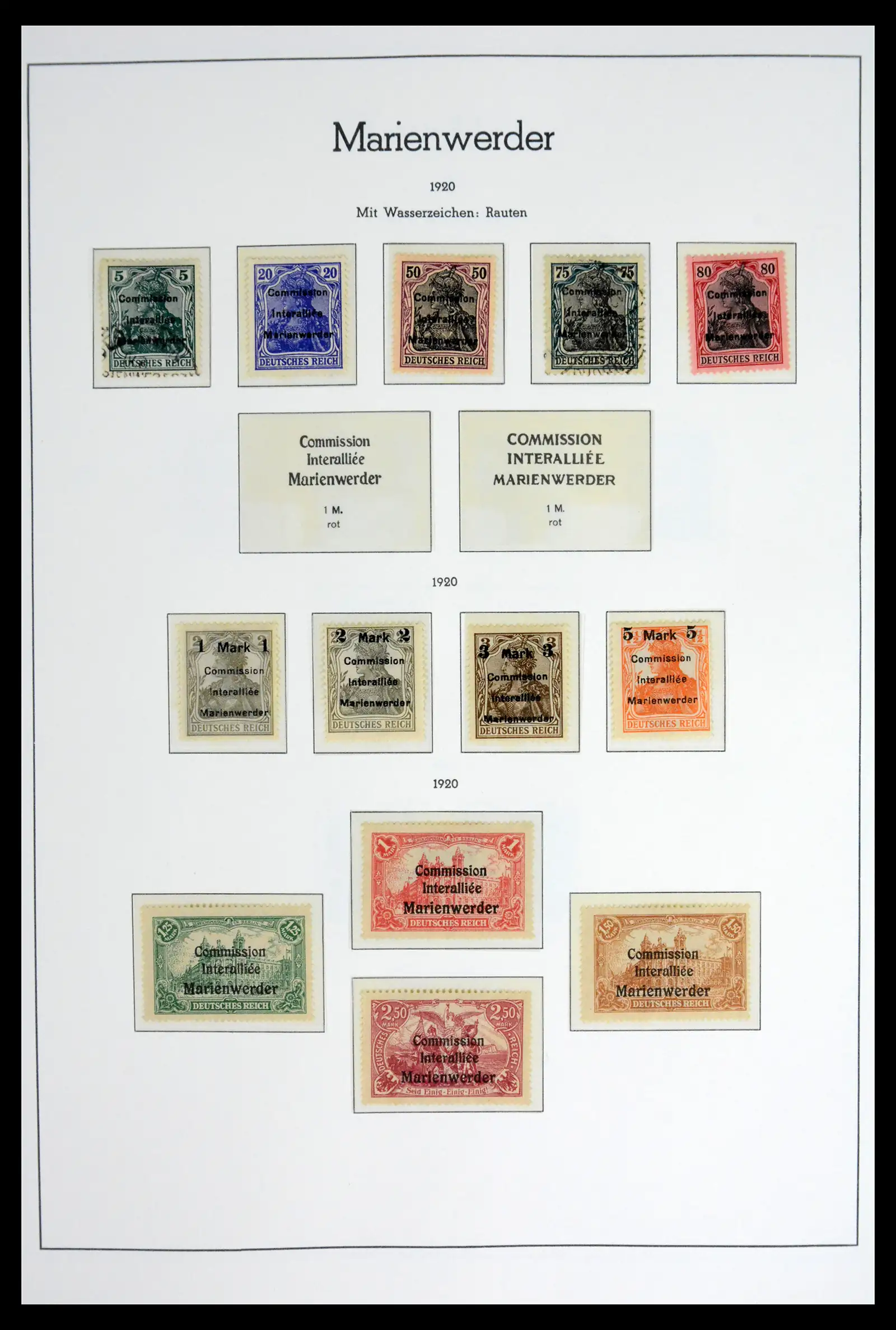 42033 0038 - Stamp collection 42033 German territories 1920-1939.