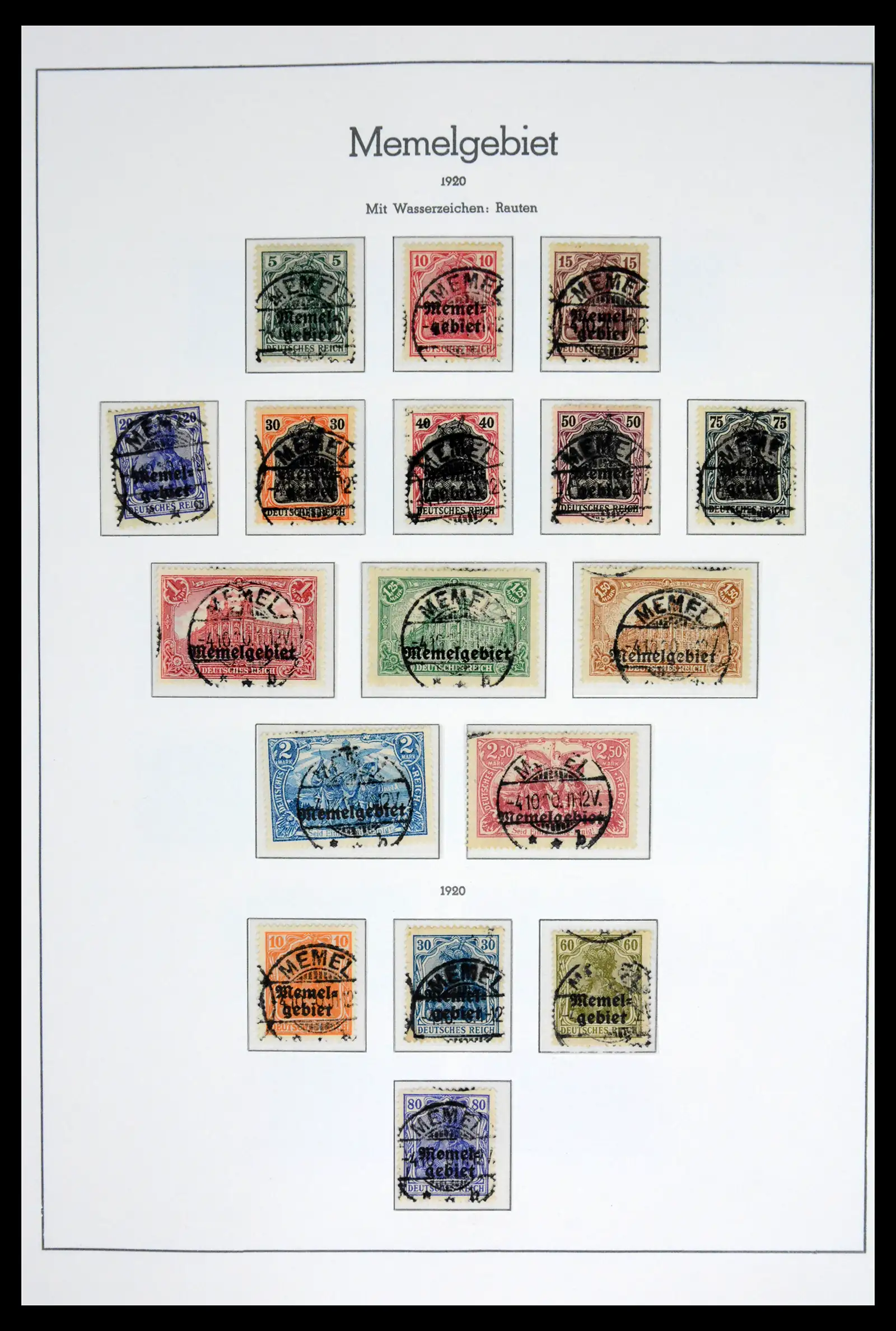 42033 0044 - Stamp collection 42033 German territories 1920-1939.