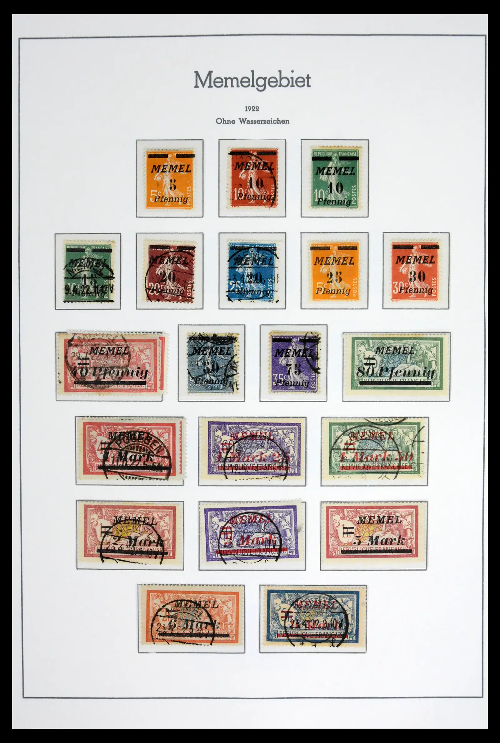 42033 0047 - Stamp collection 42033 German territories 1920-1939.
