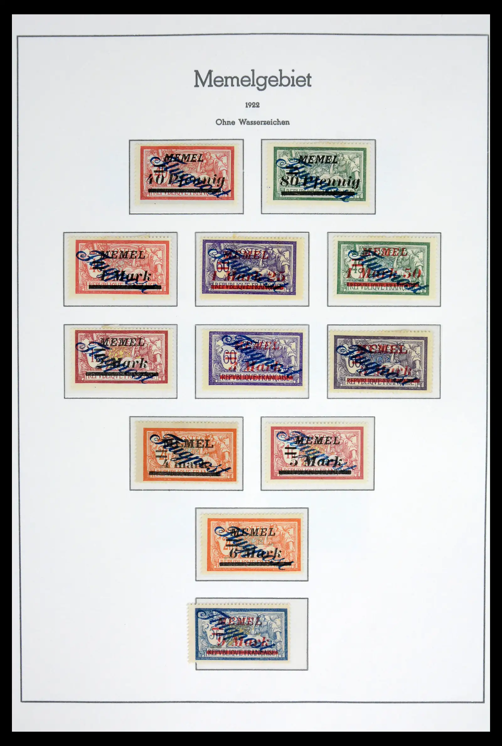 42033 0048 - Stamp collection 42033 German territories 1920-1939.