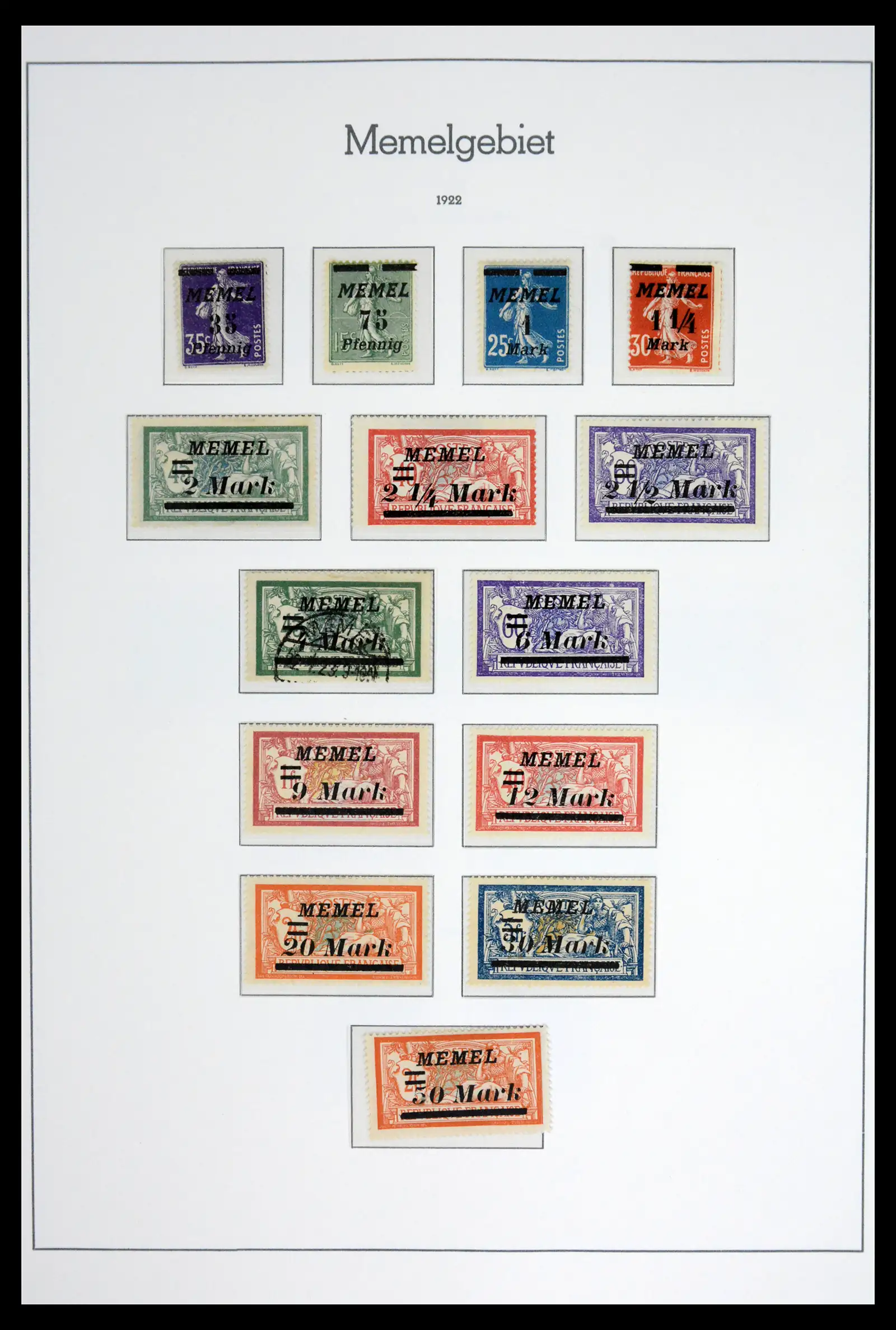 42033 0049 - Stamp collection 42033 German territories 1920-1939.