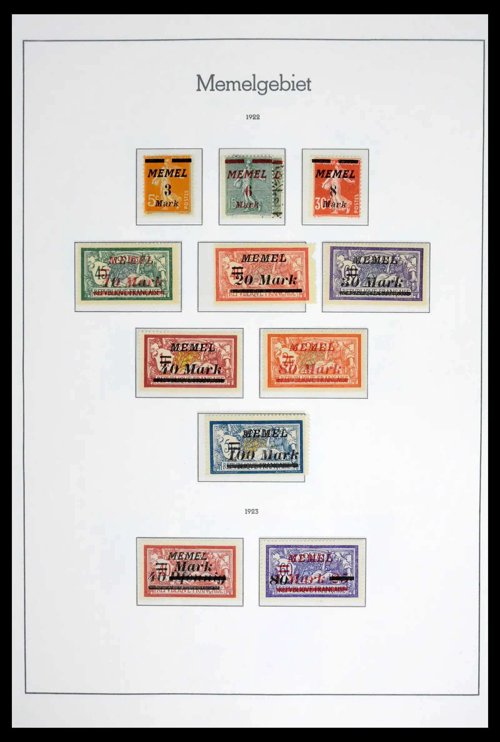 42033 0051 - Stamp collection 42033 German territories 1920-1939.