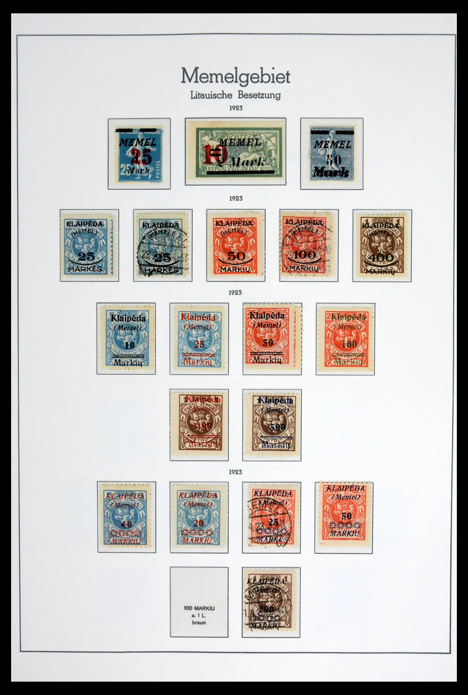 42033 0052 - Stamp collection 42033 German territories 1920-1939.