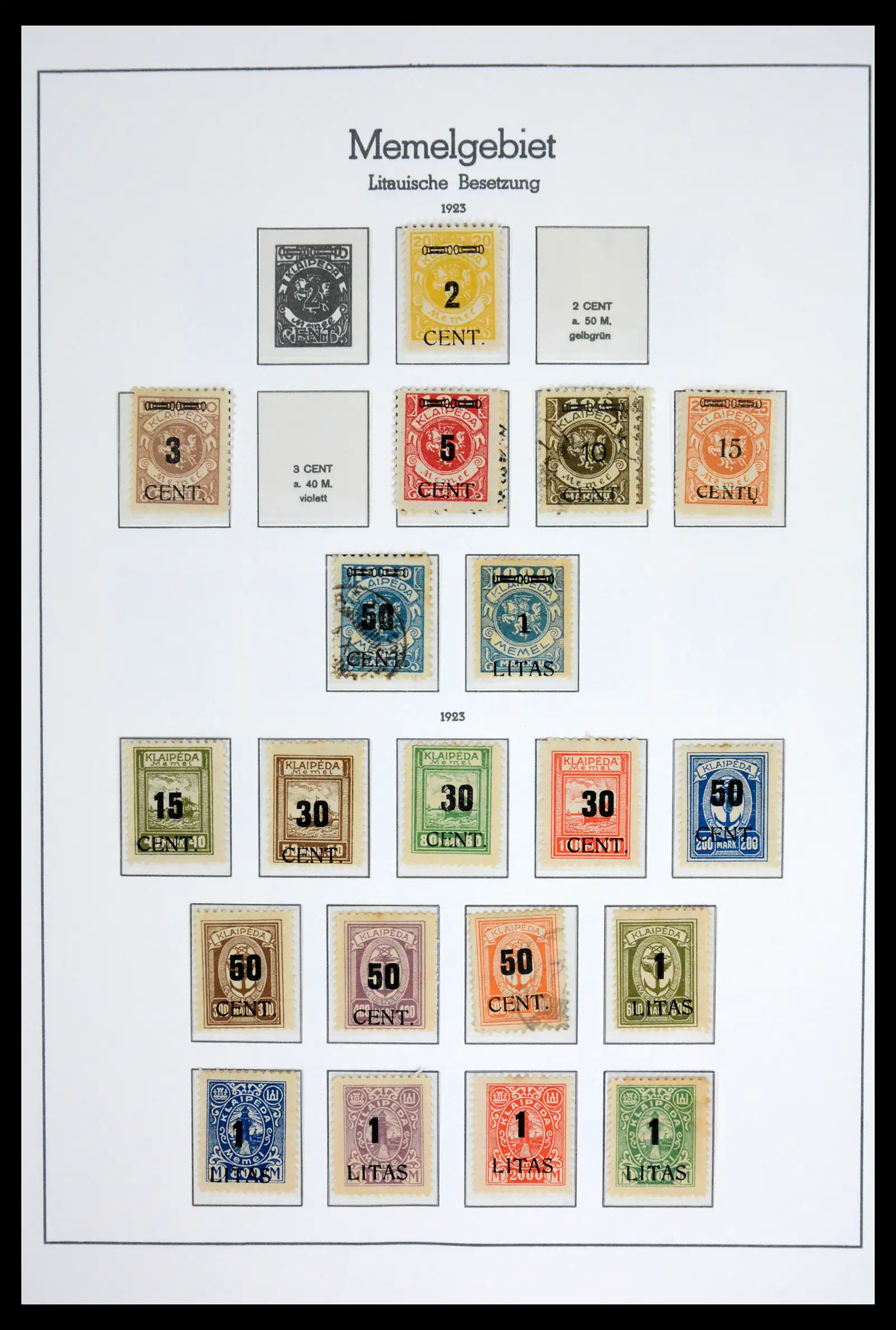 42033 0055 - Stamp collection 42033 German territories 1920-1939.