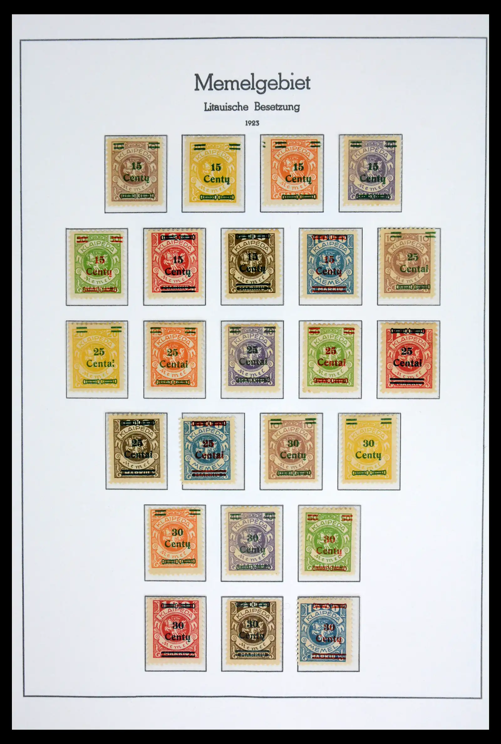 42033 0056 - Stamp collection 42033 German territories 1920-1939.