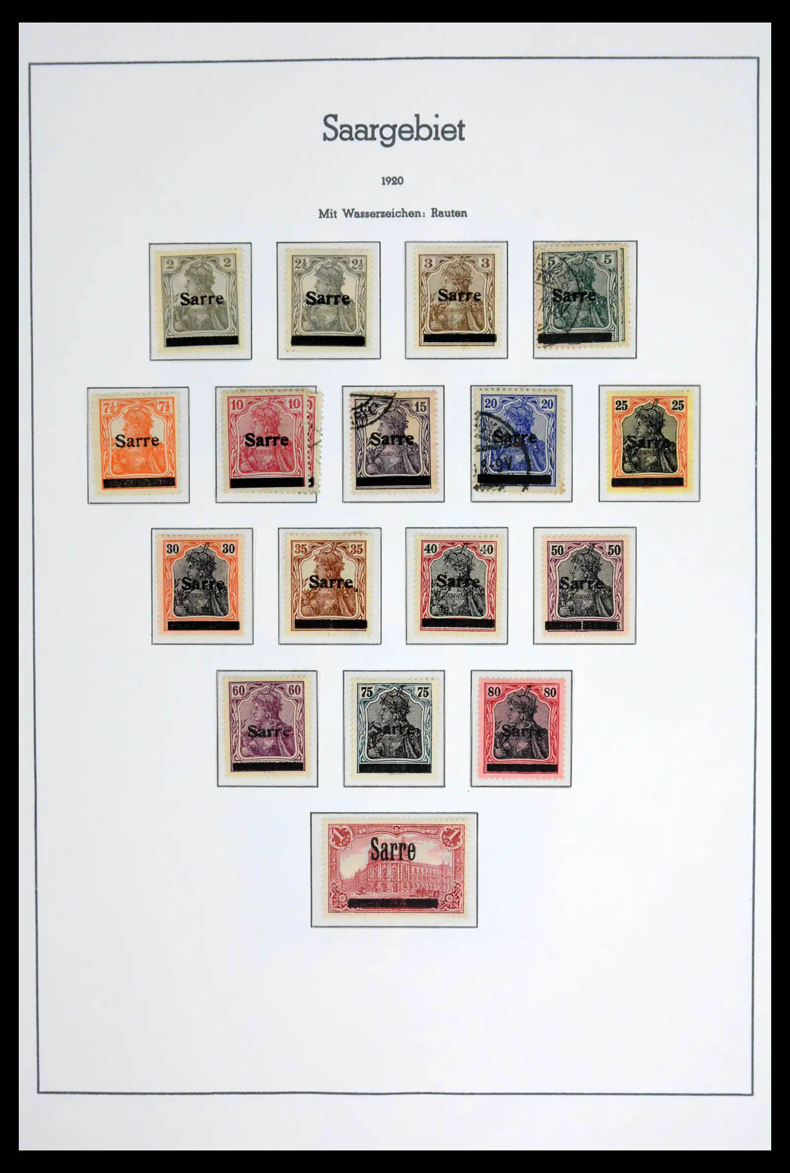 42033 0058 - Stamp collection 42033 German territories 1920-1939.