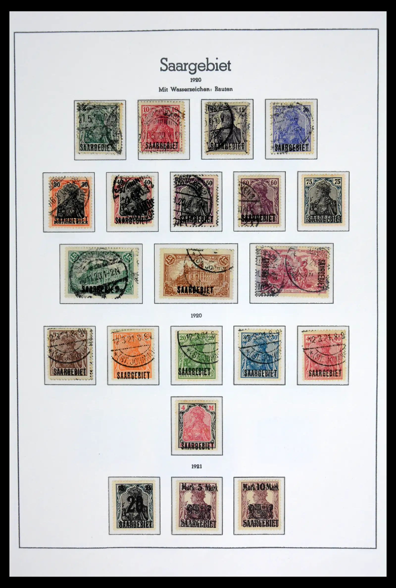 42033 0060 - Stamp collection 42033 German territories 1920-1939.