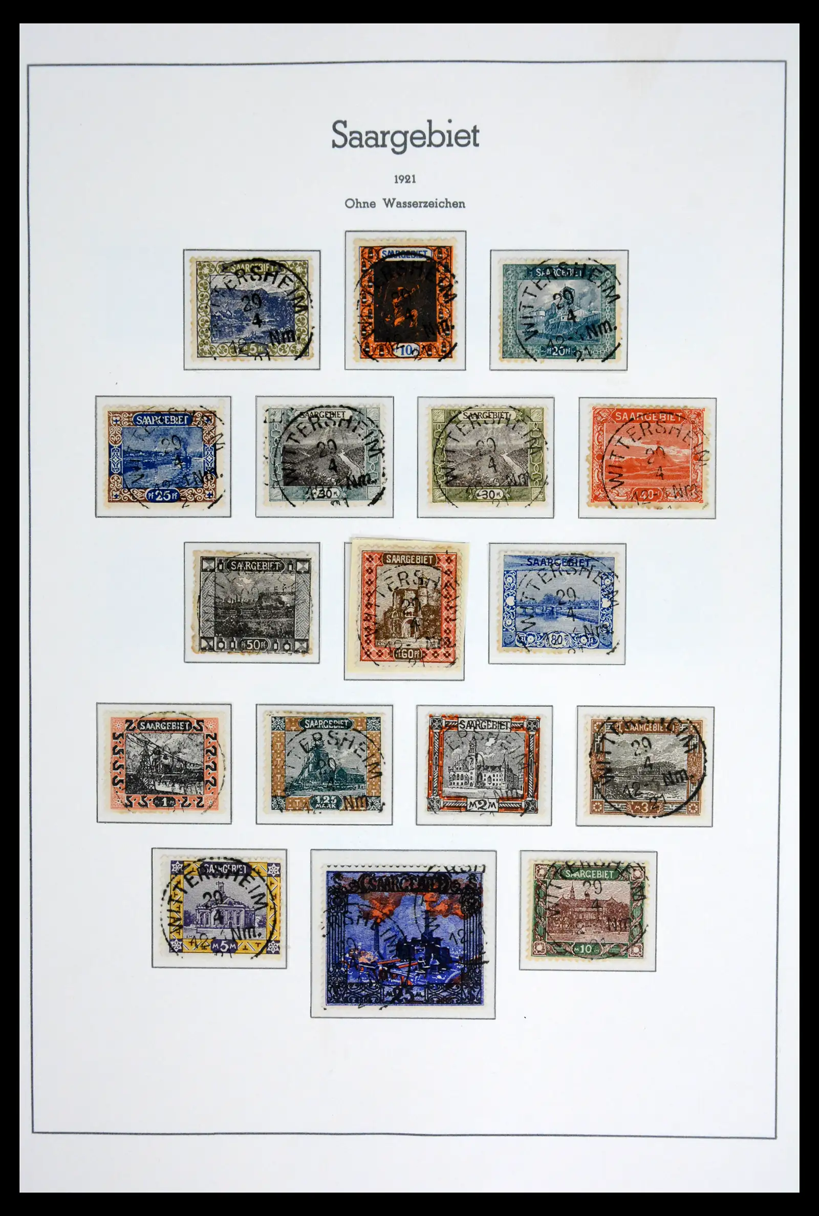 42033 0061 - Stamp collection 42033 German territories 1920-1939.