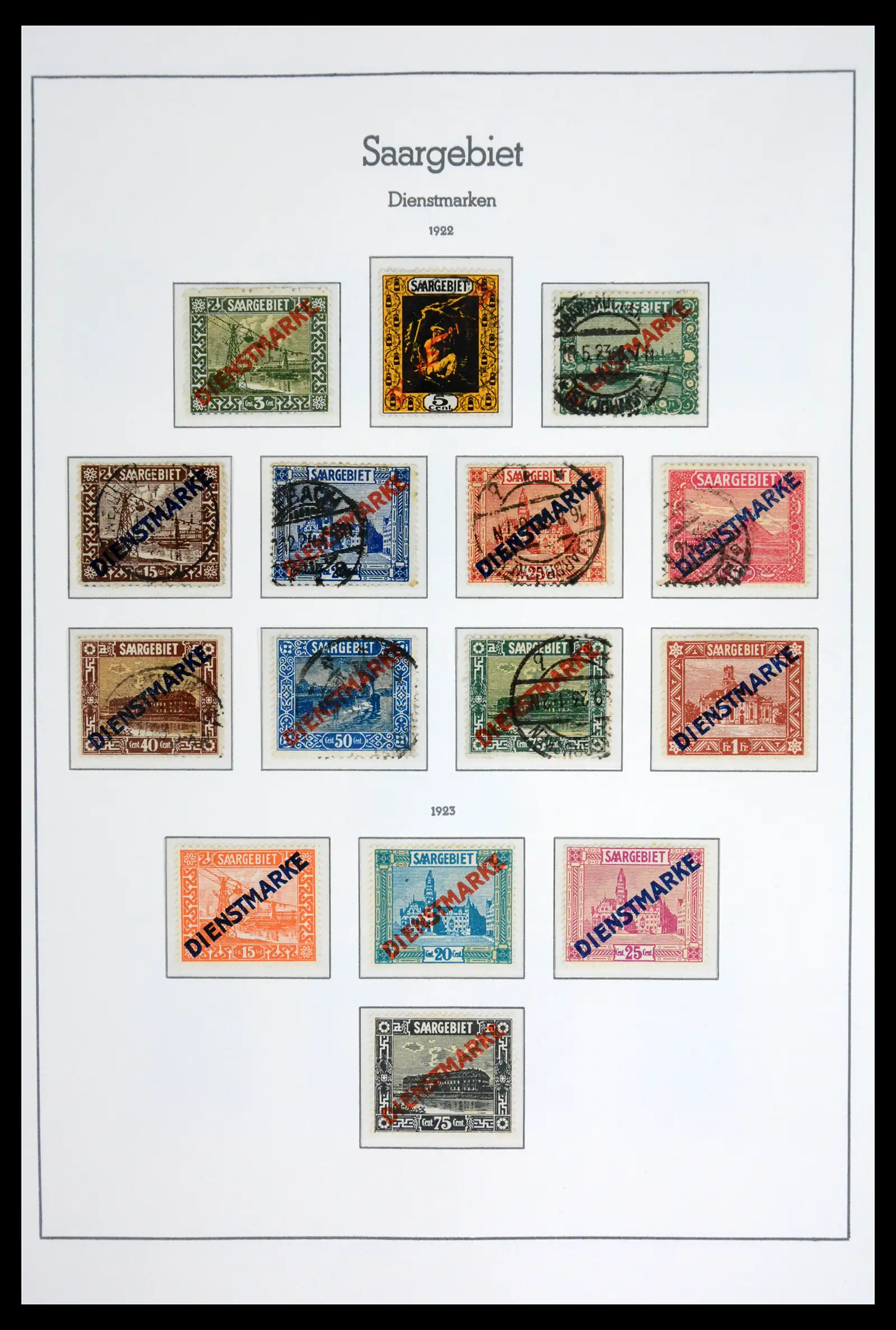 42033 0063 - Stamp collection 42033 German territories 1920-1939.