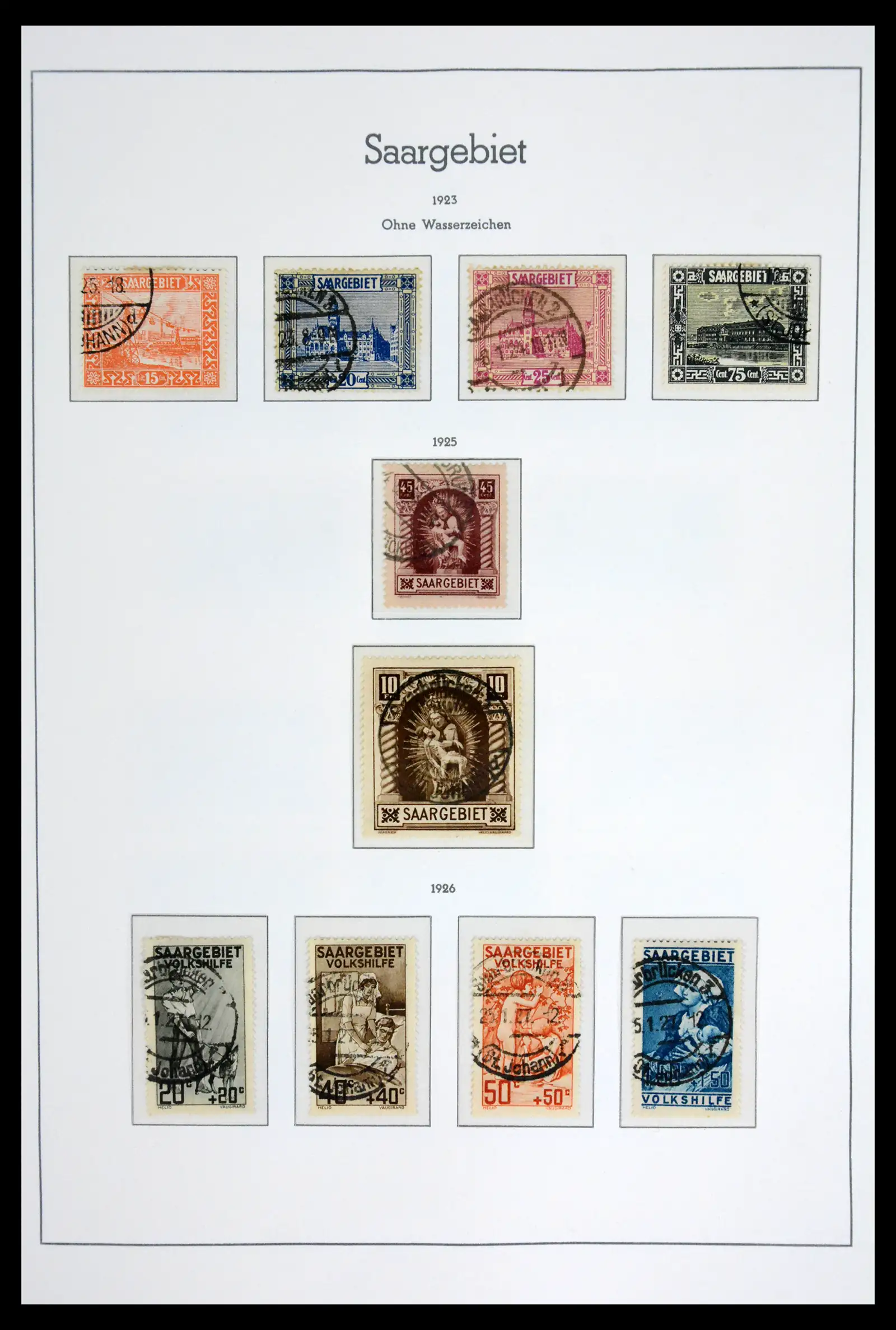 42033 0064 - Stamp collection 42033 German territories 1920-1939.