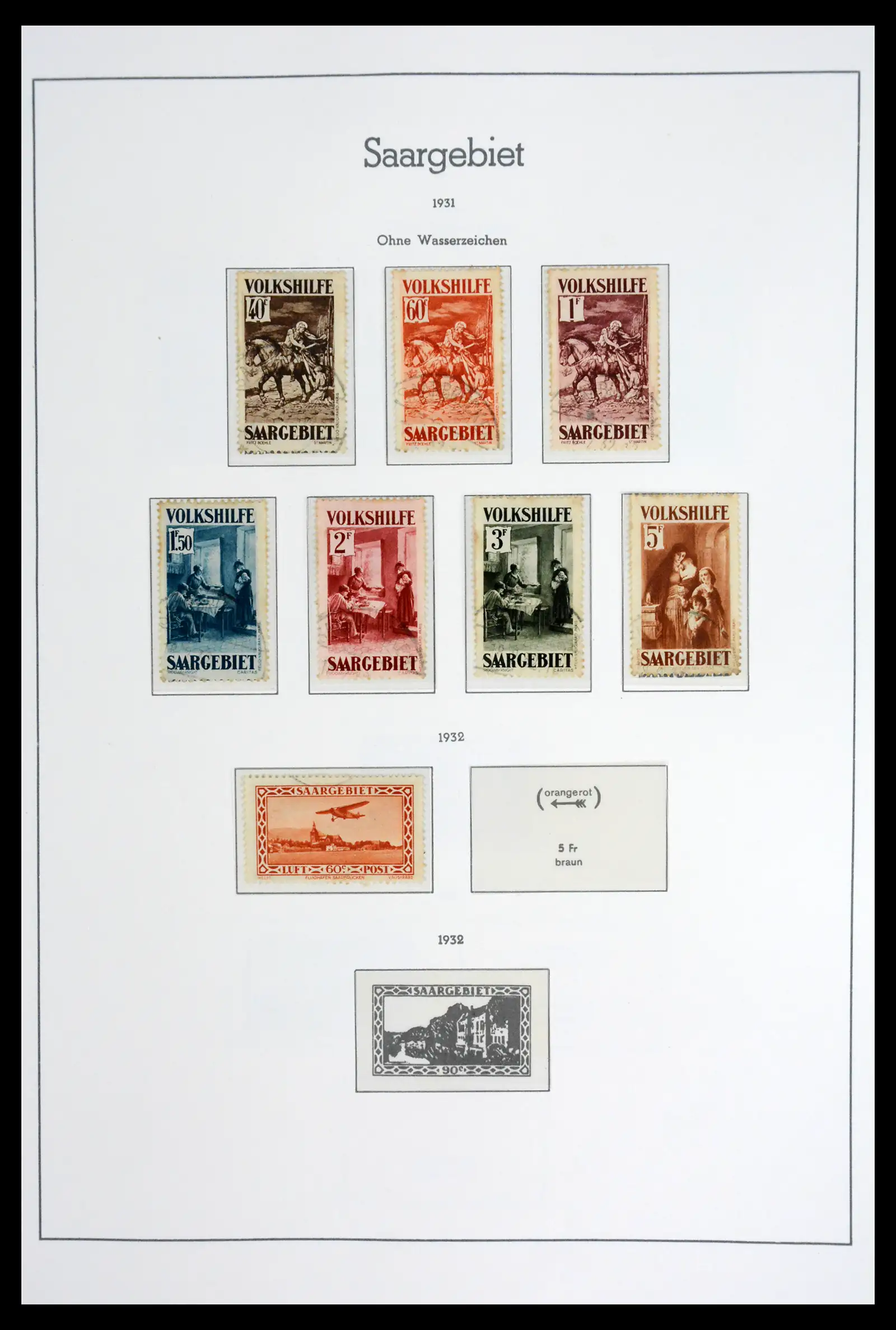 42033 0068 - Stamp collection 42033 German territories 1920-1939.