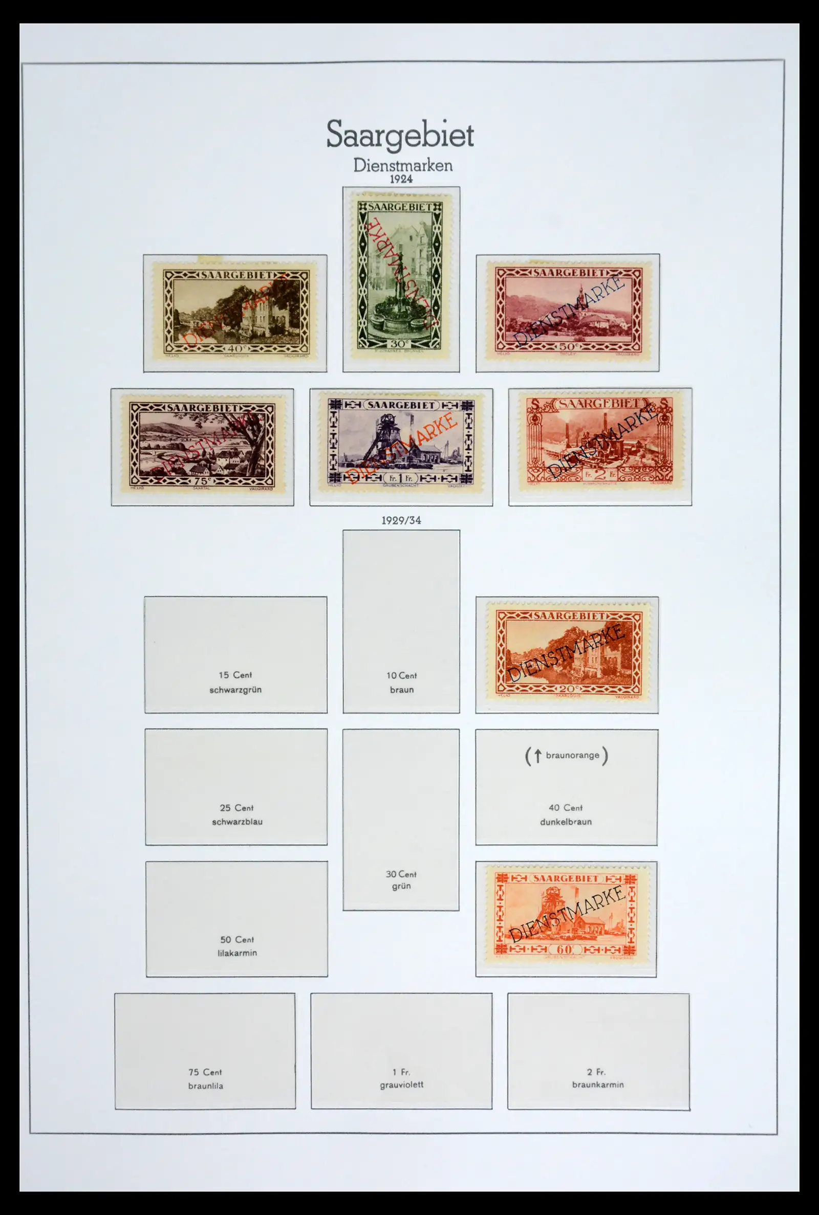 42033 0070 - Stamp collection 42033 German territories 1920-1939.