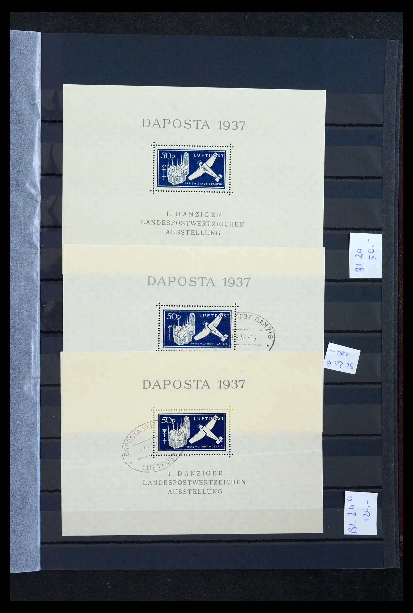 42037 0024 - Postzegelverzameling 42037 Danzig/Memel gespecialiseerd 1920-1939.