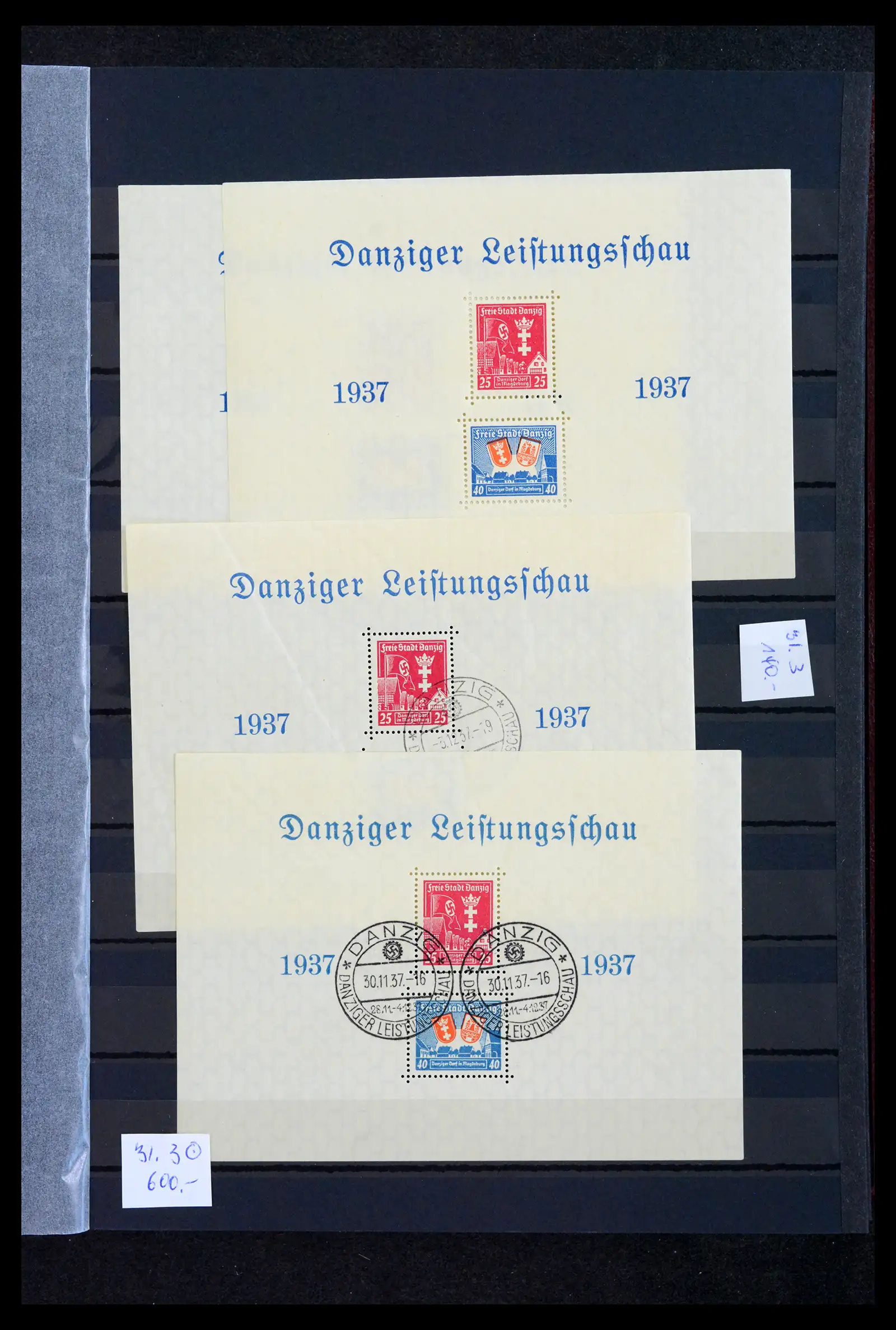 42037 0026 - Postzegelverzameling 42037 Danzig/Memel gespecialiseerd 1920-1939.