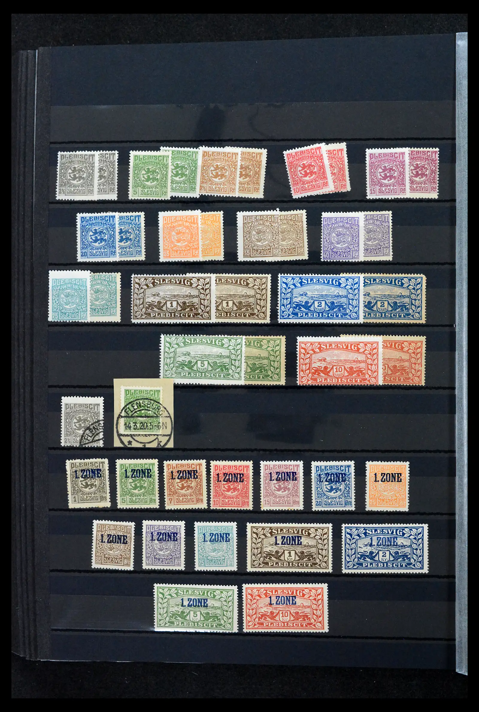 42037 0035 - Postzegelverzameling 42037 Danzig/Memel gespecialiseerd 1920-1939.