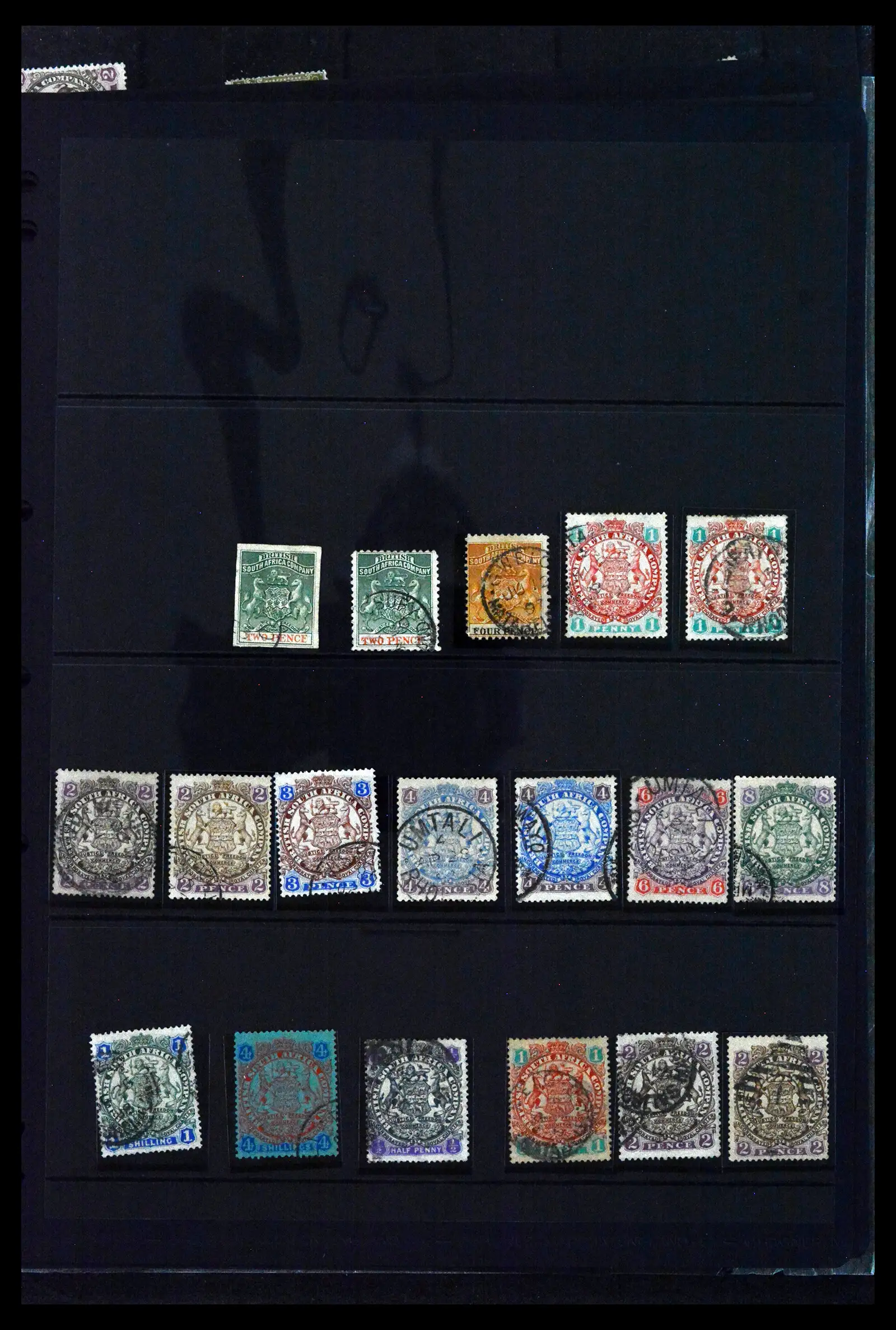 42039 0002 - Postzegelverzameling 42039 Rhodesië 1890-1932.