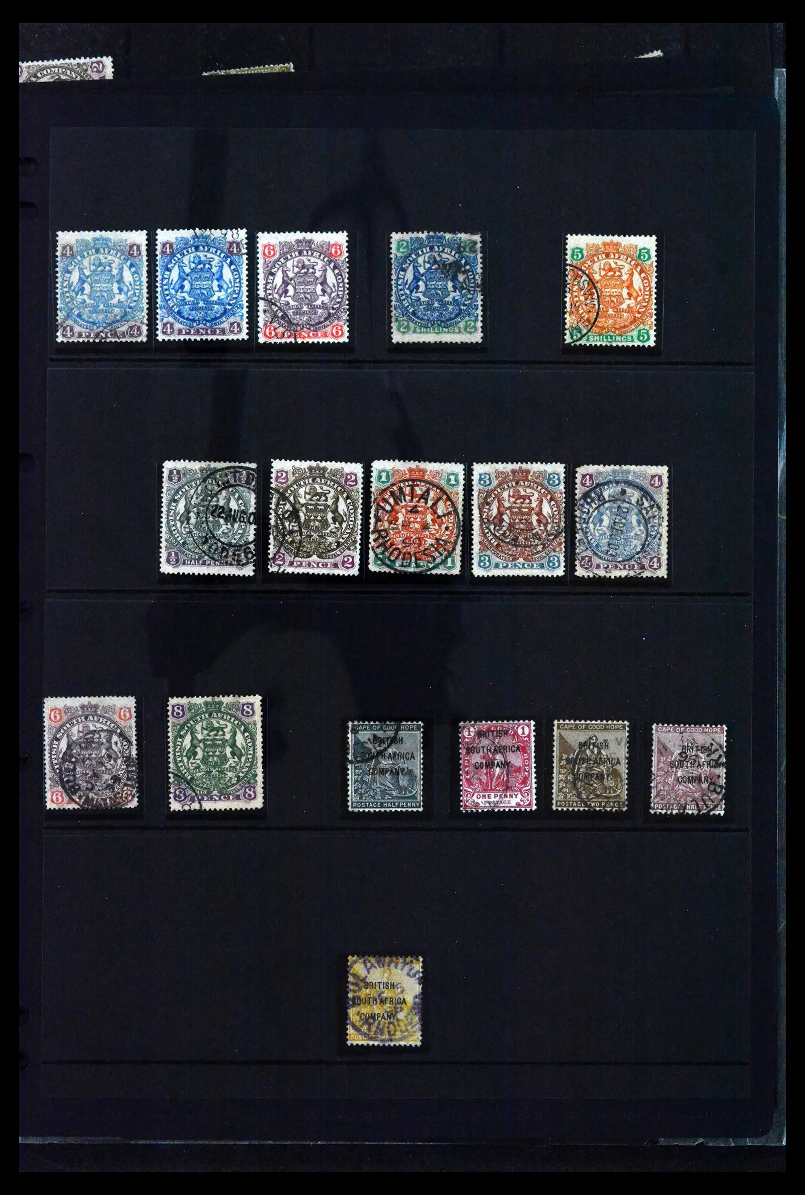 42039 0003 - Postzegelverzameling 42039 Rhodesië 1890-1932.