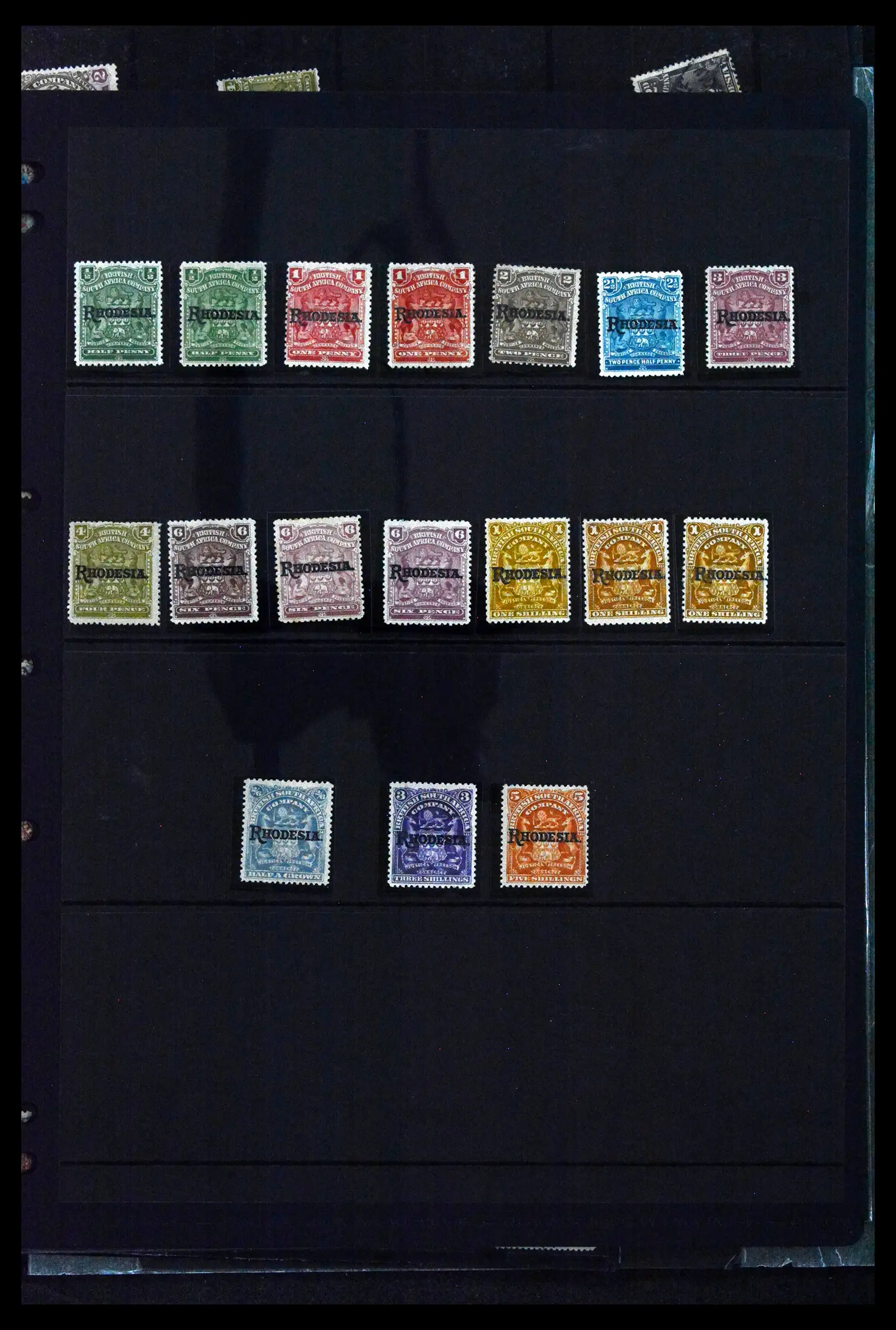 42039 0006 - Postzegelverzameling 42039 Rhodesië 1890-1932.