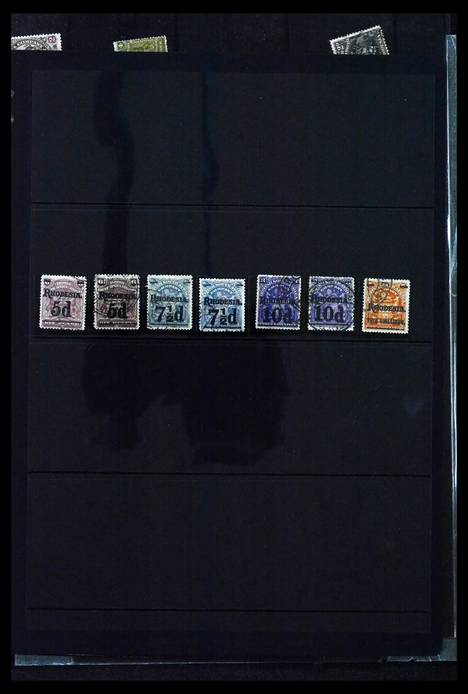 42039 0008 - Postzegelverzameling 42039 Rhodesië 1890-1932.