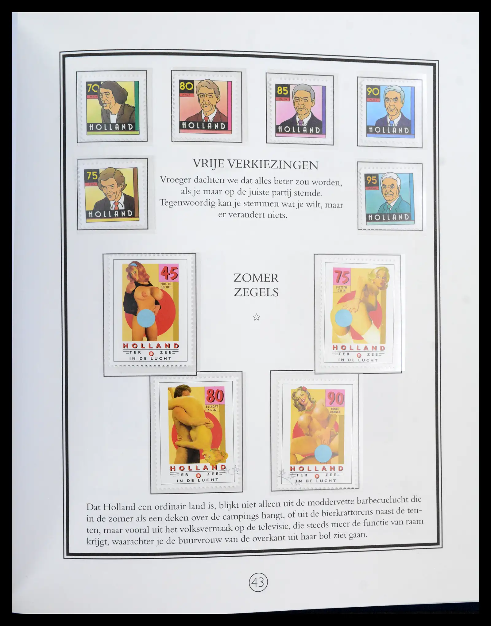 42043 0045 - Postzegelverzameling 42043 Nederland Joost Veerkamp album