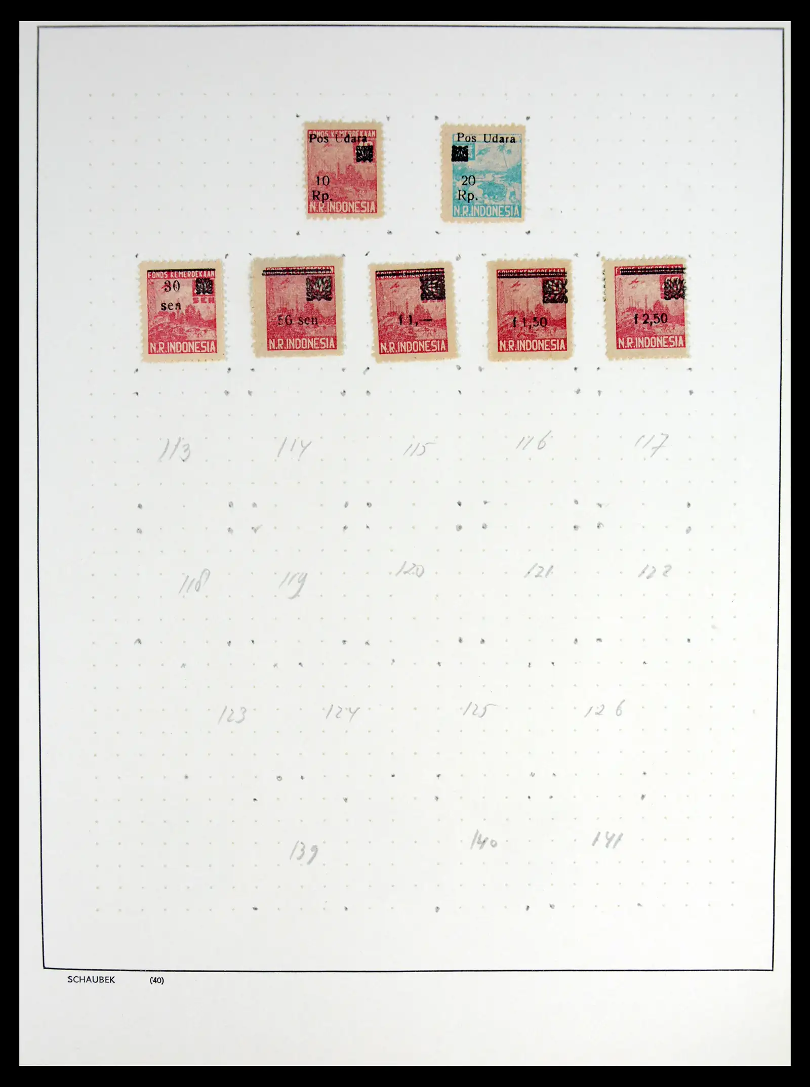 42048 0017 - Postzegelverzameling 42048 Nederlands Indië Japanse bezetting / interim 1842-1948.