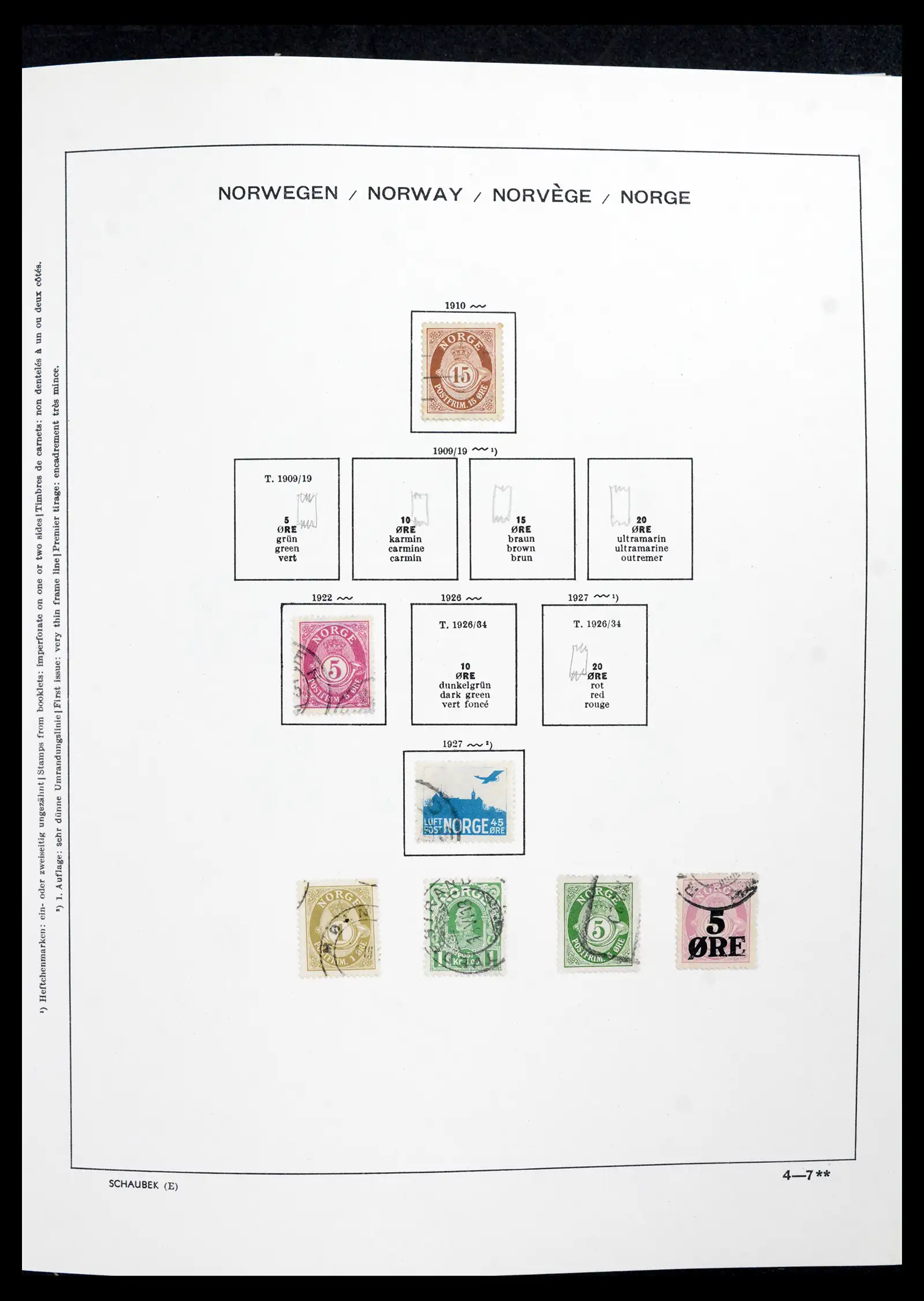 42052 0011 - Postzegelverzameling 42052 Noorwegen 1855-2000.