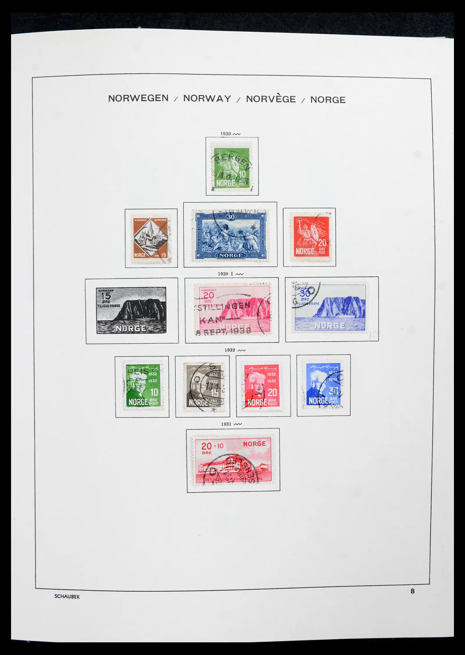 42052 0012 - Postzegelverzameling 42052 Noorwegen 1855-2000.